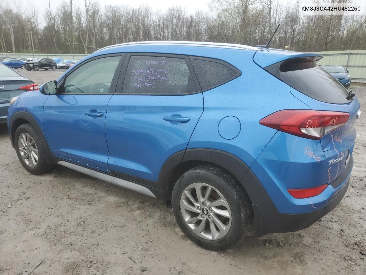 2017 Hyundai Tucson Limited VIN: KM8J3CA42HU482260 Lot: 52548954