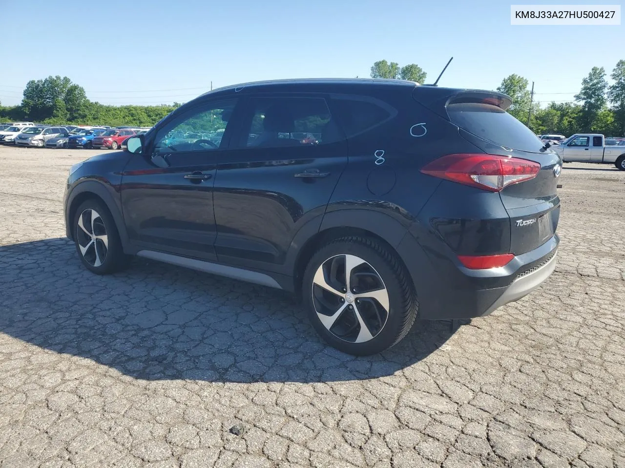 2017 Hyundai Tucson Limited VIN: KM8J33A27HU500427 Lot: 52562674