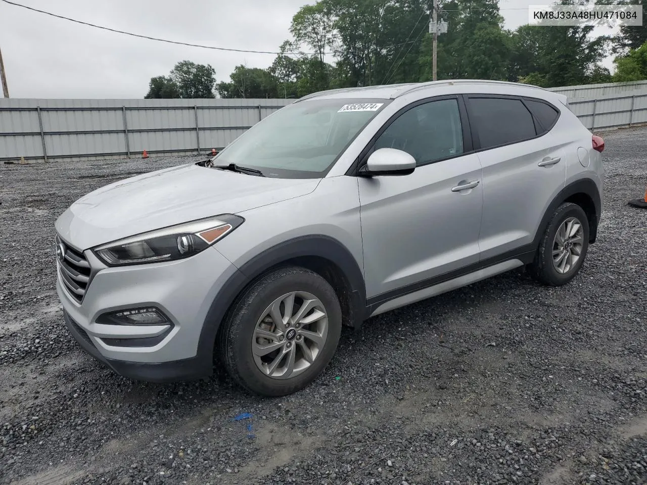 2017 Hyundai Tucson Limited VIN: KM8J33A48HU471084 Lot: 53528474