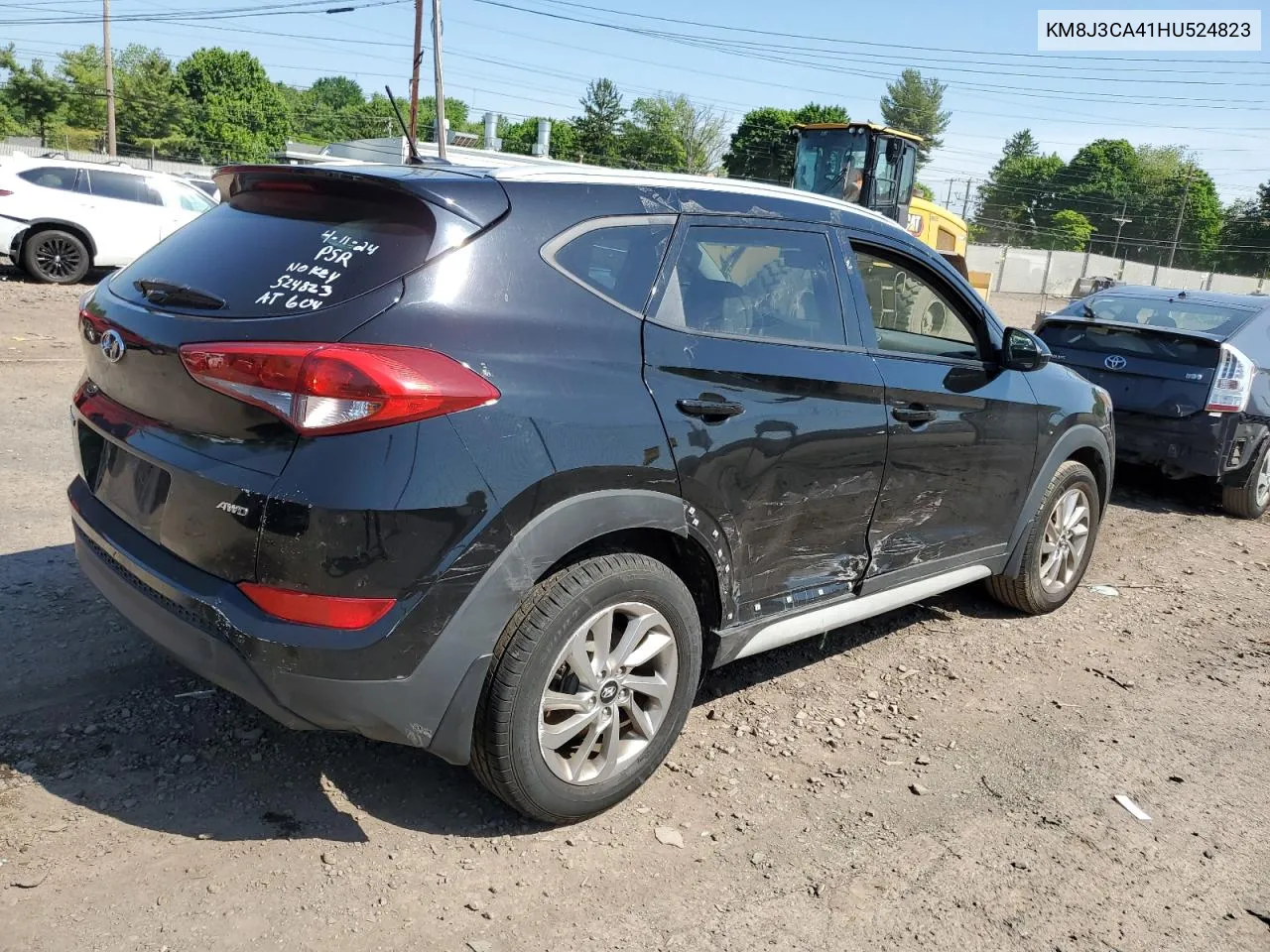 2017 Hyundai Tucson Limited VIN: KM8J3CA41HU524823 Lot: 54773924