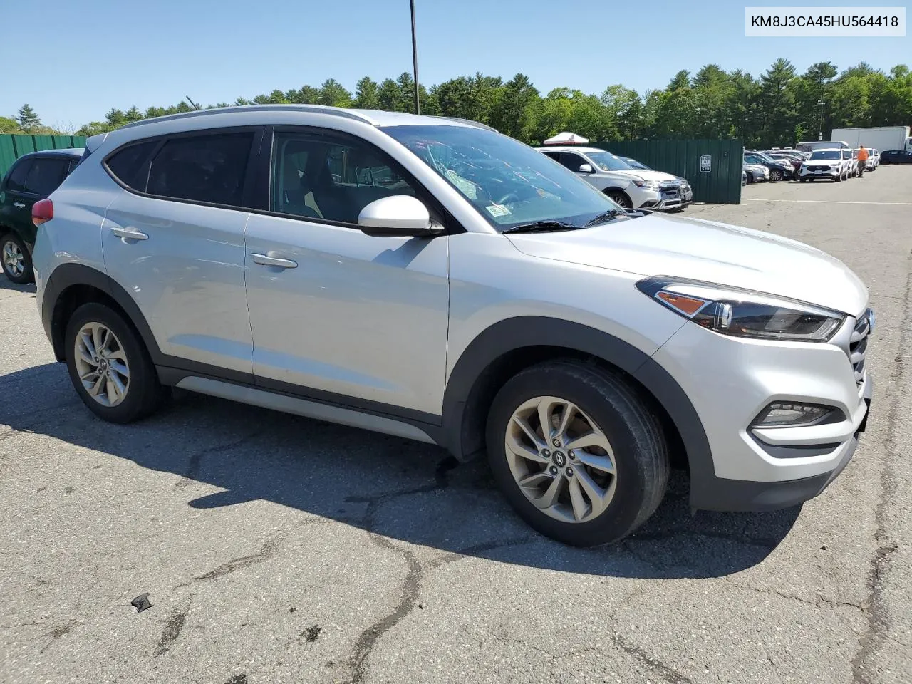 2017 Hyundai Tucson Limited VIN: KM8J3CA45HU564418 Lot: 55634234