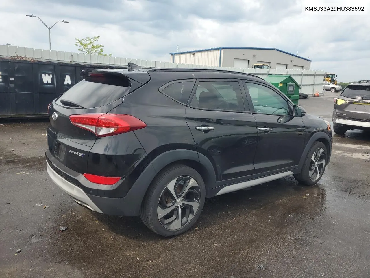 2017 Hyundai Tucson Limited VIN: KM8J33A29HU383692 Lot: 55640184