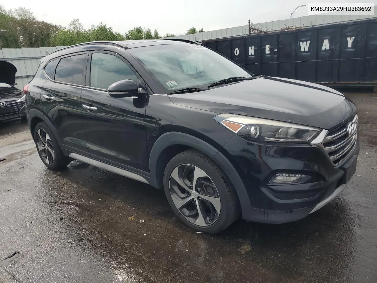 2017 Hyundai Tucson Limited VIN: KM8J33A29HU383692 Lot: 55640184