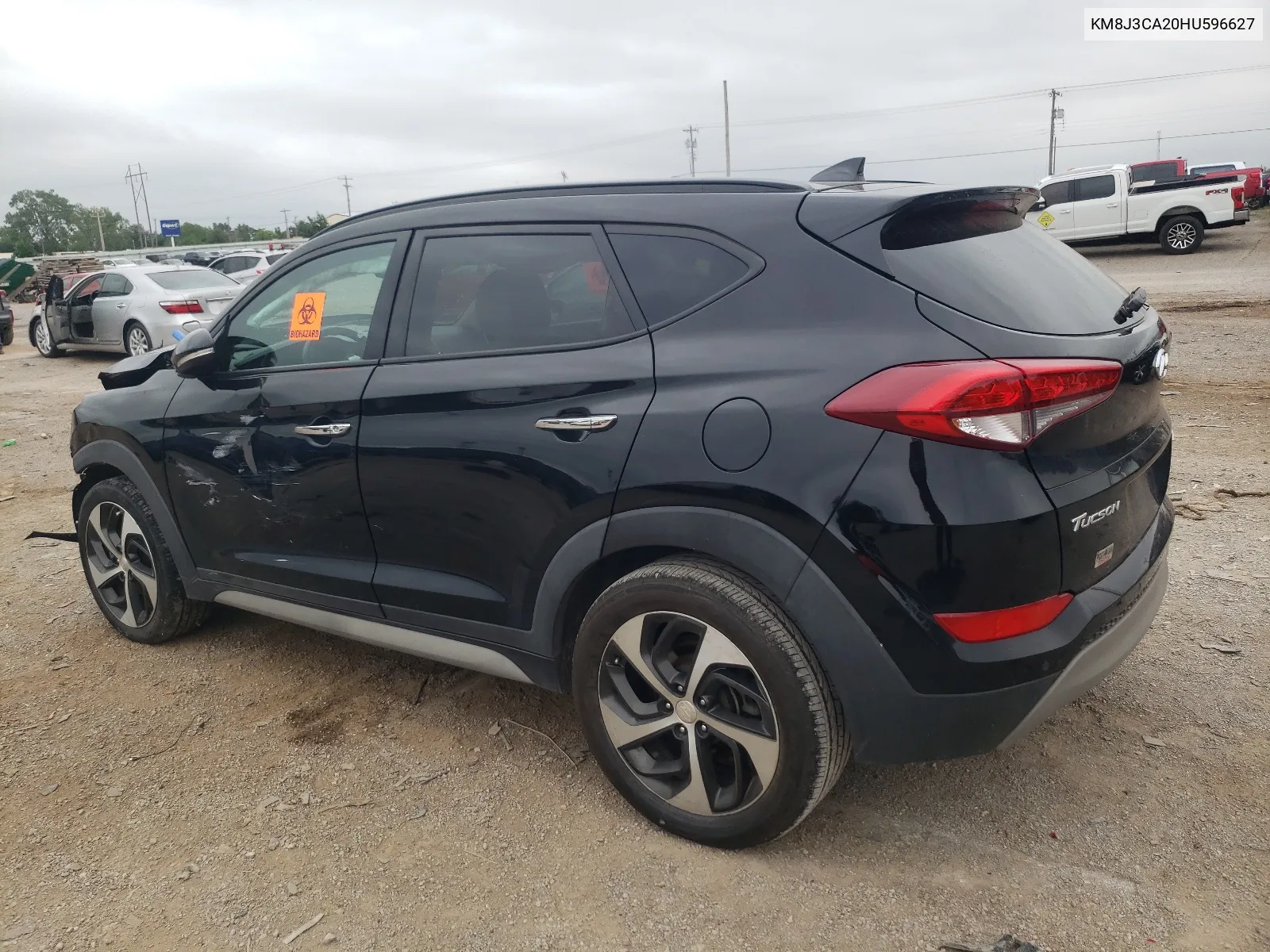 2017 Hyundai Tucson Limited VIN: KM8J3CA20HU596627 Lot: 55928784