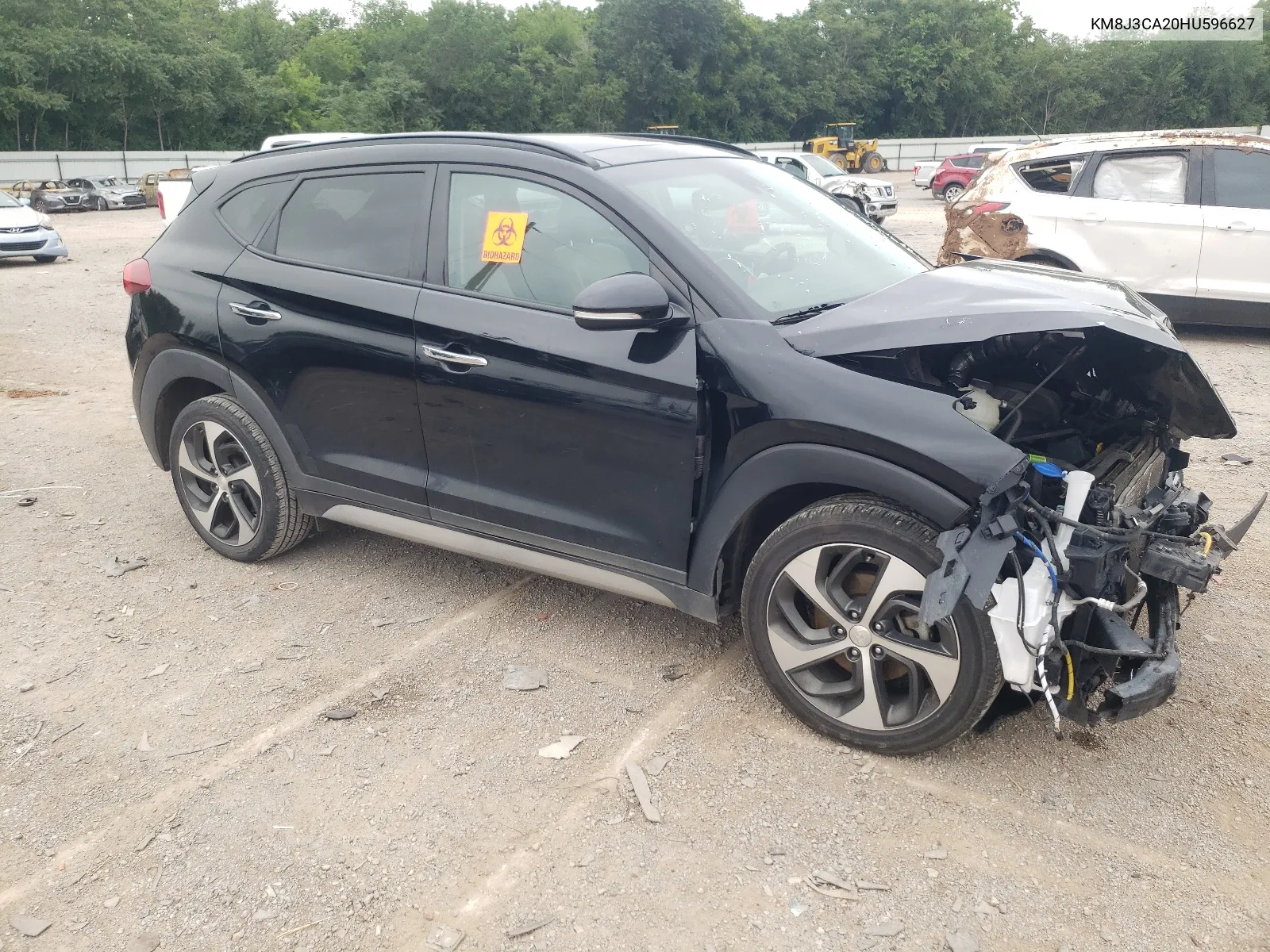 2017 Hyundai Tucson Limited VIN: KM8J3CA20HU596627 Lot: 55928784