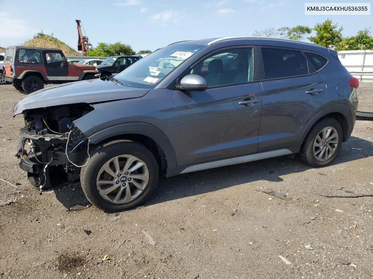 2017 Hyundai Tucson Limited VIN: KM8J3CA4XHU536355 Lot: 58364964