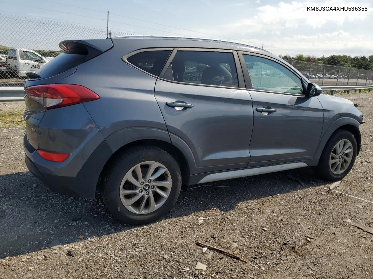 2017 Hyundai Tucson Limited VIN: KM8J3CA4XHU536355 Lot: 58364964