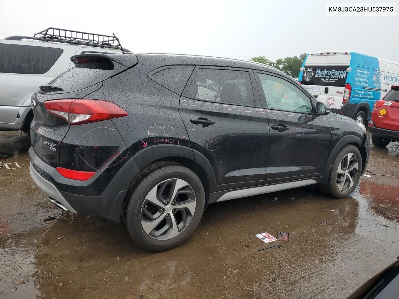 2017 Hyundai Tucson Limited VIN: KM8J3CA23HU537975 Lot: 58824004