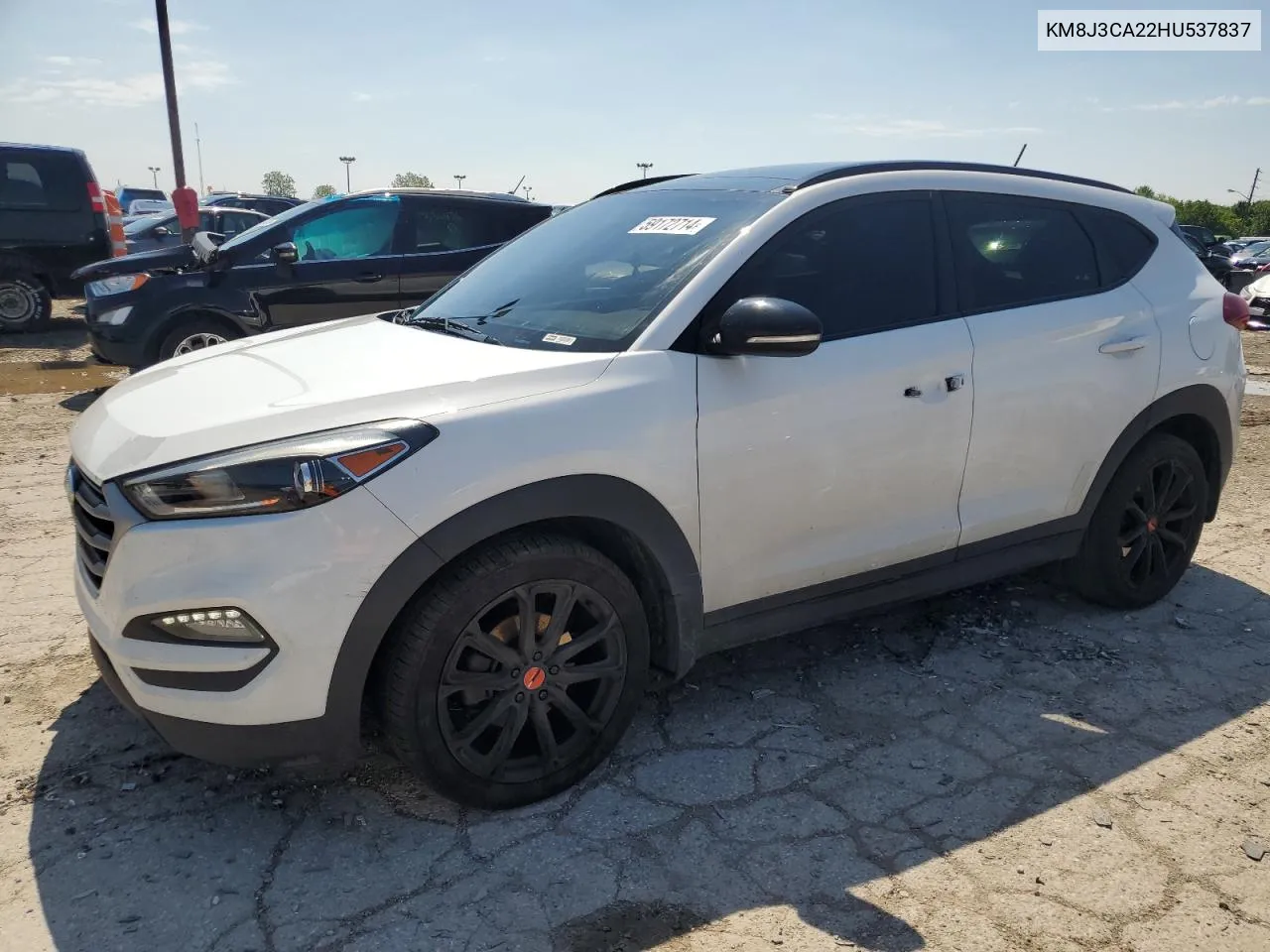 2017 Hyundai Tucson Limited VIN: KM8J3CA22HU537837 Lot: 59172714