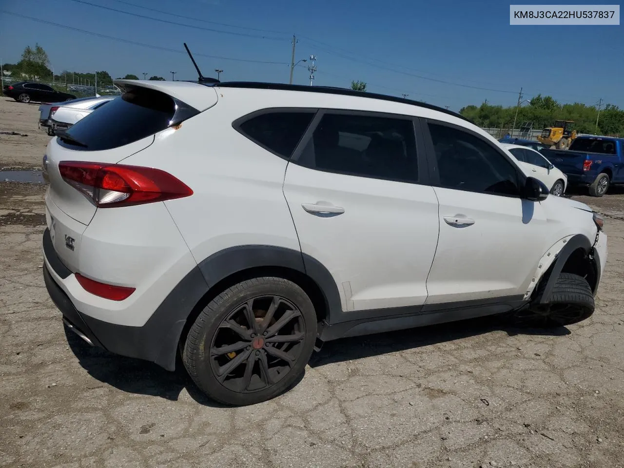 2017 Hyundai Tucson Limited VIN: KM8J3CA22HU537837 Lot: 59172714