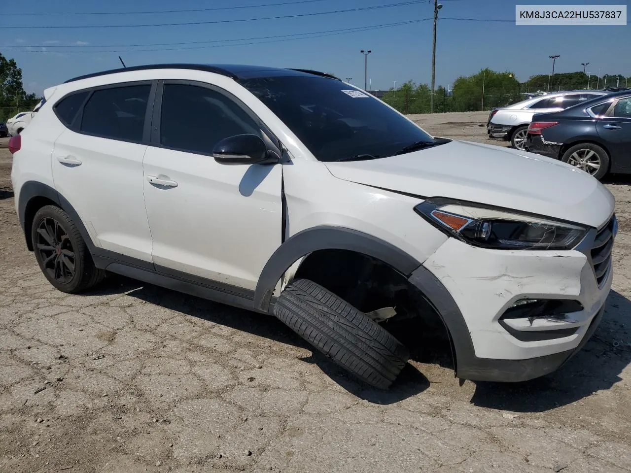 2017 Hyundai Tucson Limited VIN: KM8J3CA22HU537837 Lot: 59172714