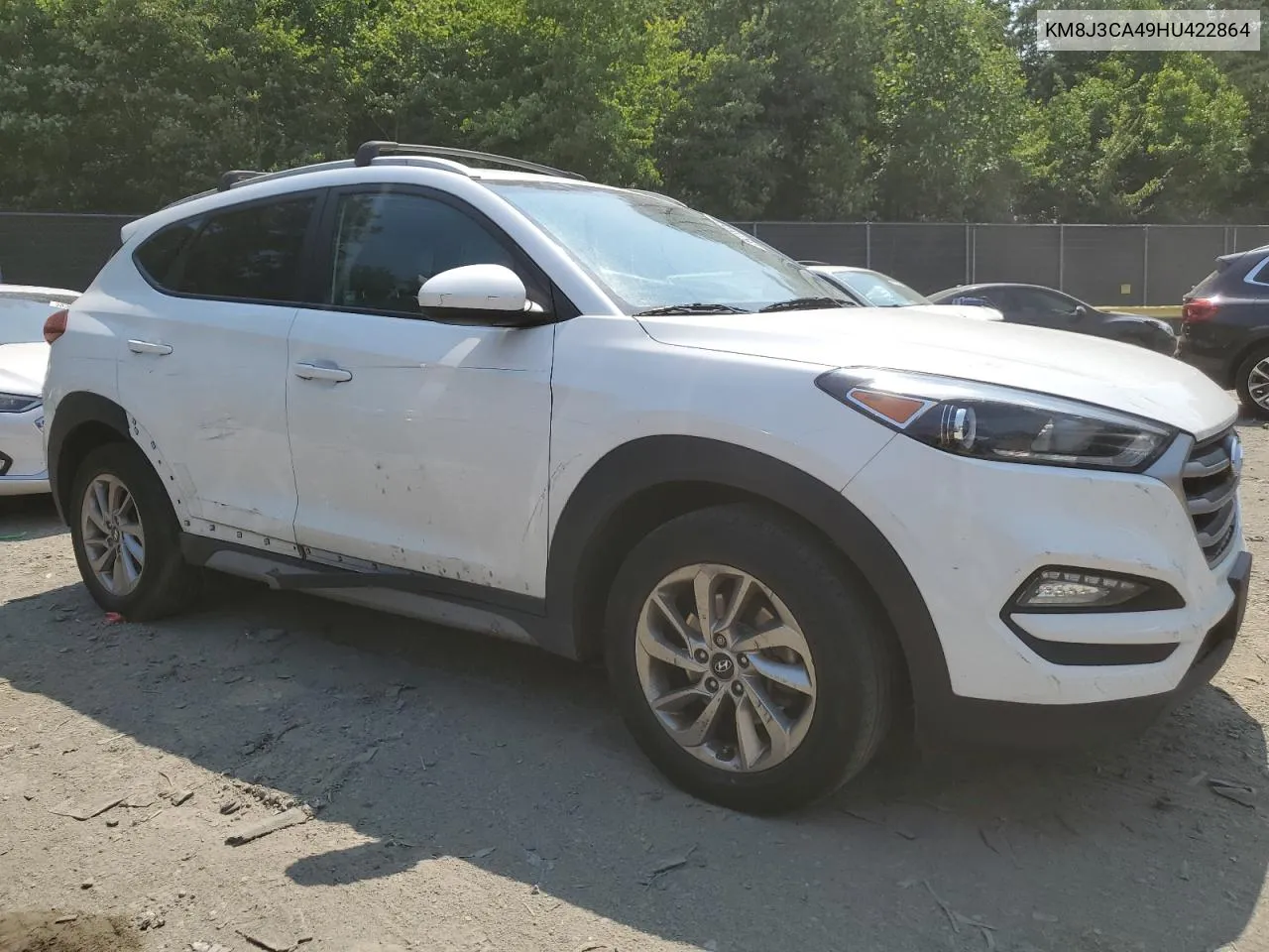 2017 Hyundai Tucson Limited VIN: KM8J3CA49HU422864 Lot: 59338064