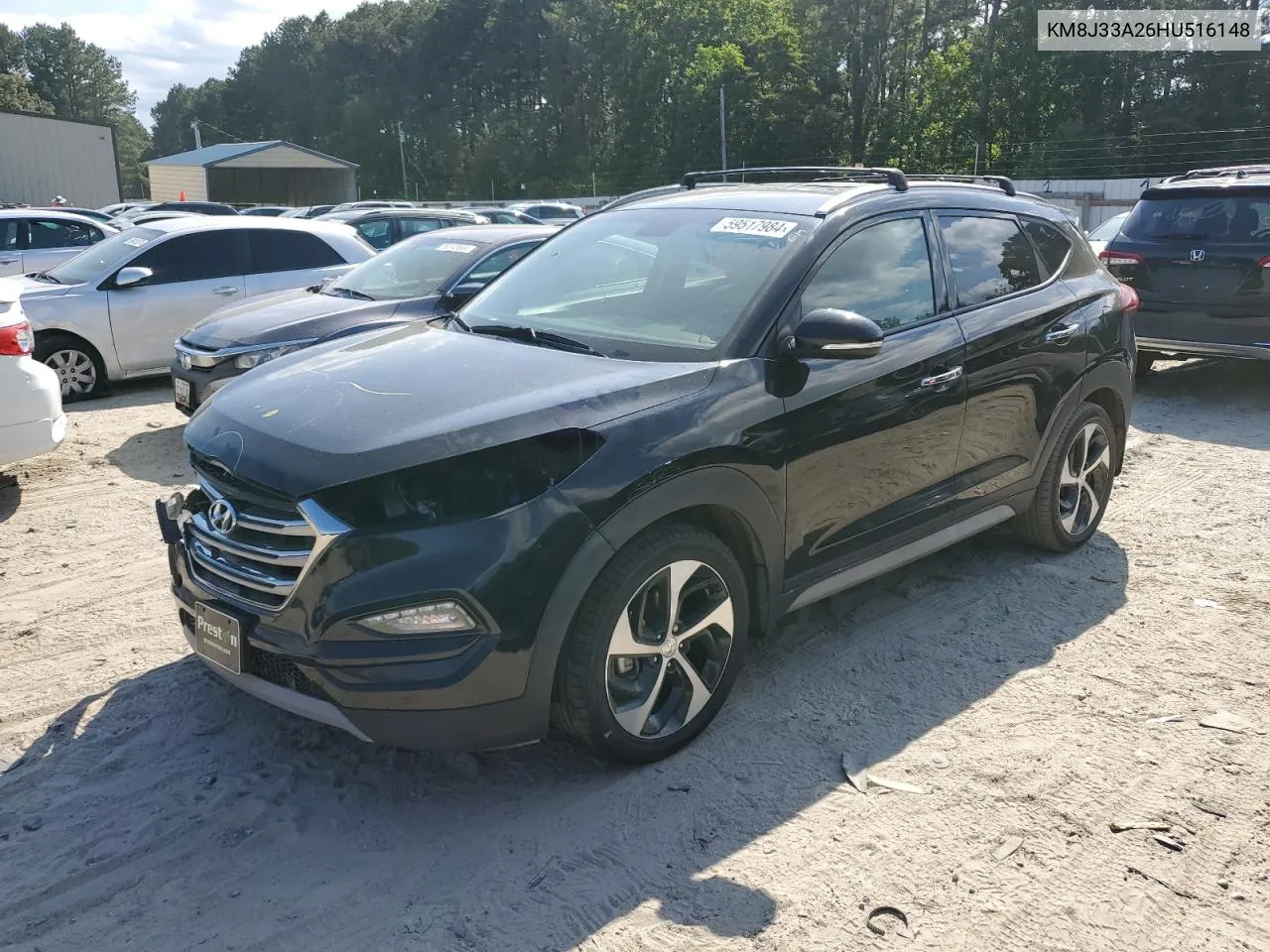 2017 Hyundai Tucson Limited VIN: KM8J33A26HU516148 Lot: 59517984