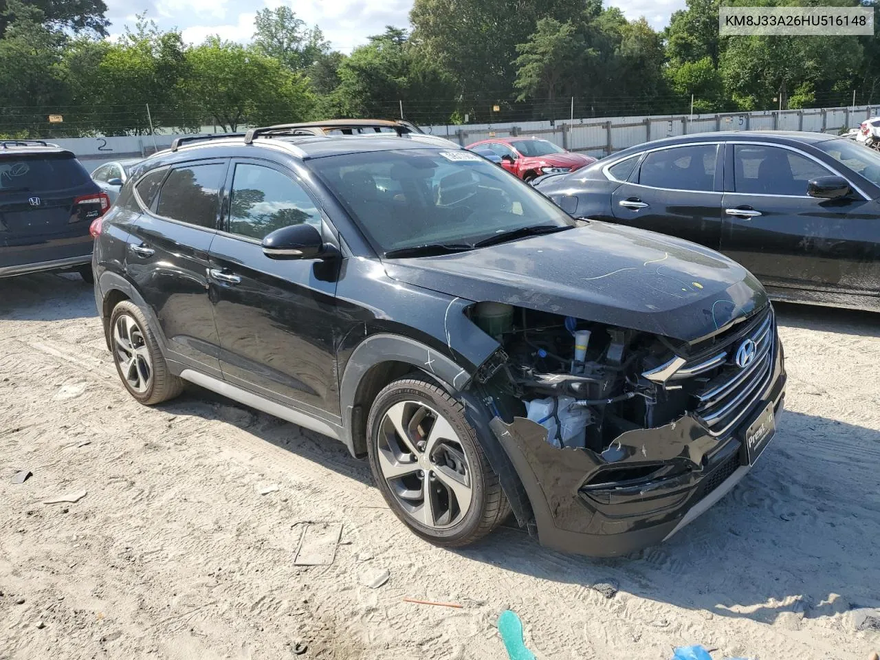 2017 Hyundai Tucson Limited VIN: KM8J33A26HU516148 Lot: 59517984