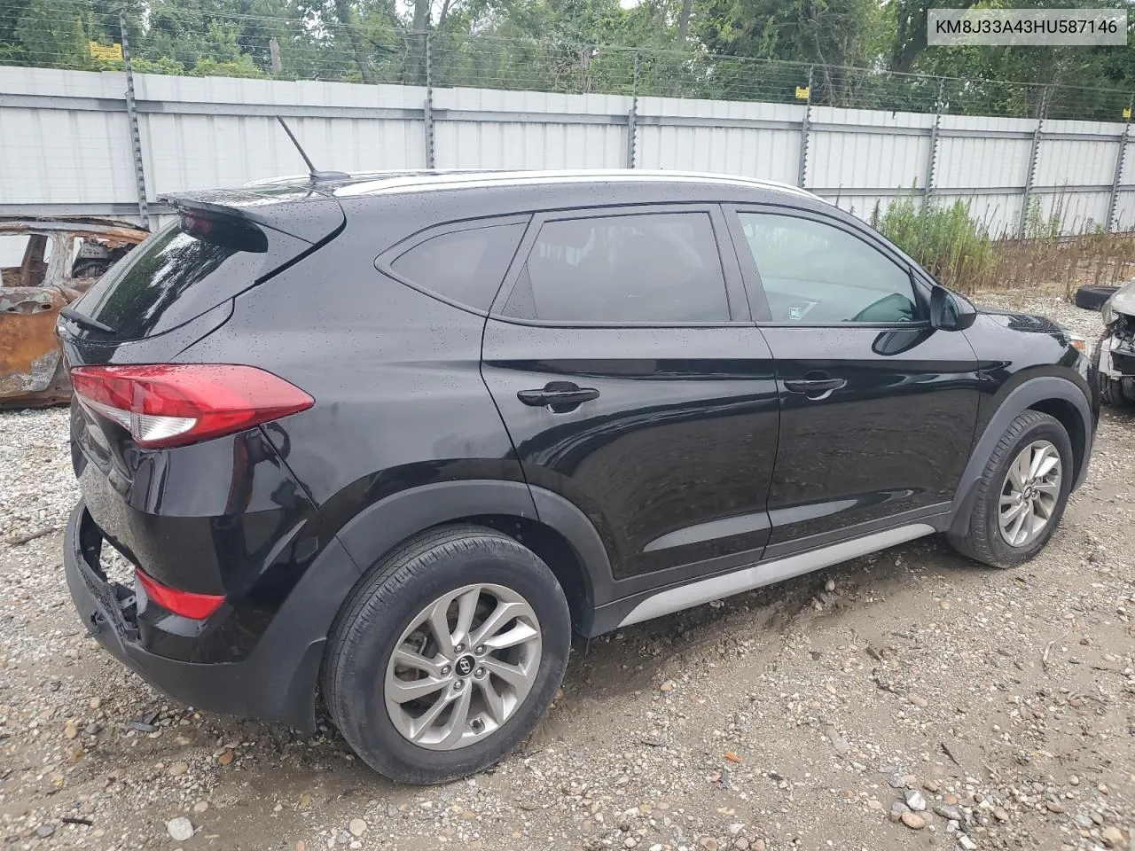 2017 Hyundai Tucson Limited VIN: KM8J33A43HU587146 Lot: 60885754