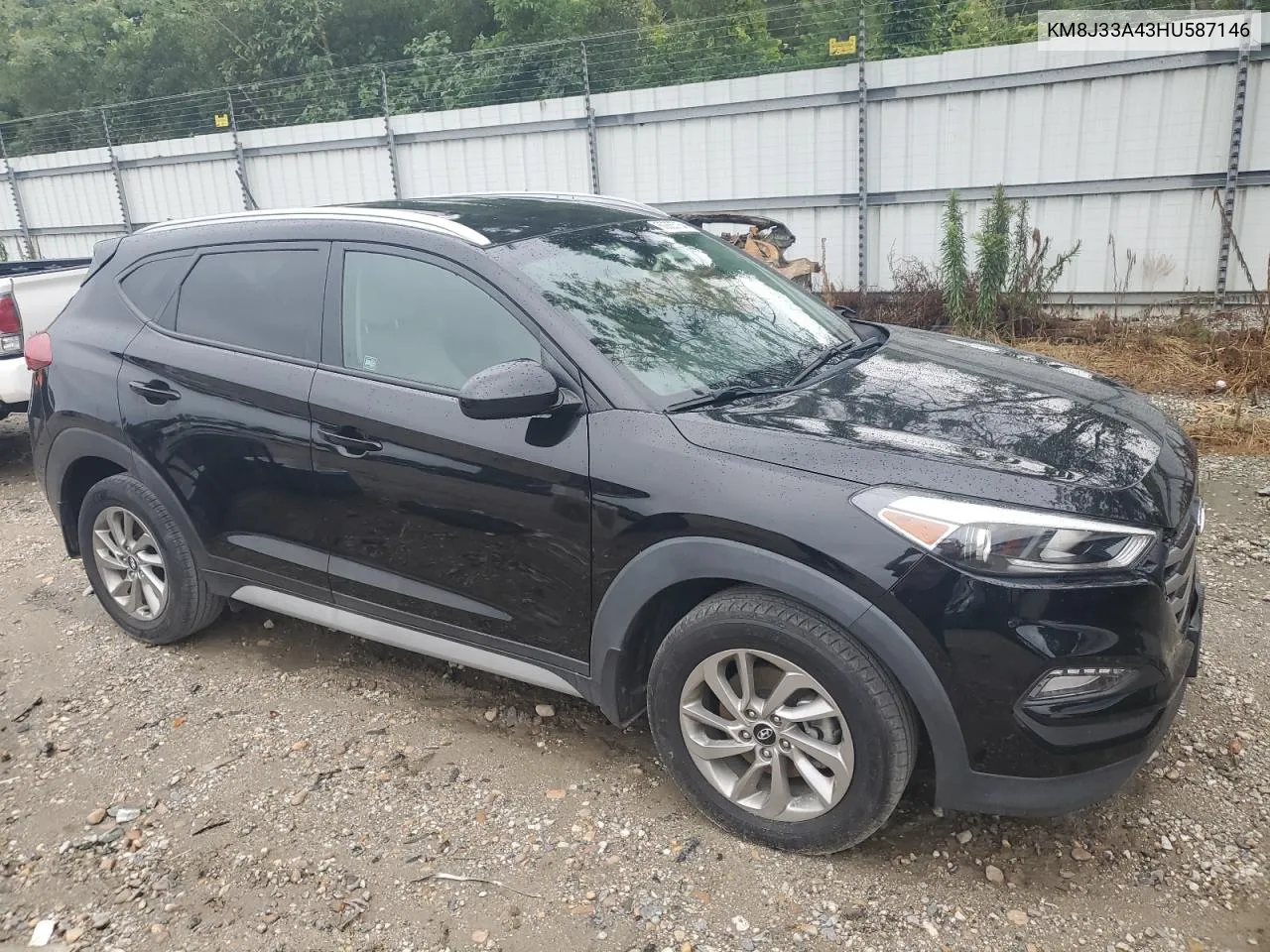 2017 Hyundai Tucson Limited VIN: KM8J33A43HU587146 Lot: 60885754