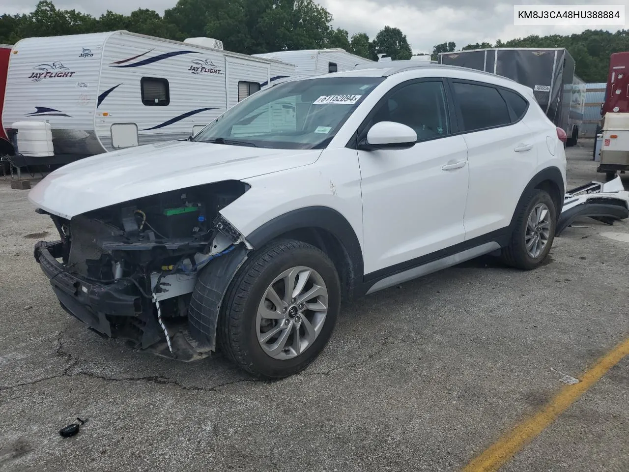 2017 Hyundai Tucson Limited VIN: KM8J3CA48HU388884 Lot: 61152094