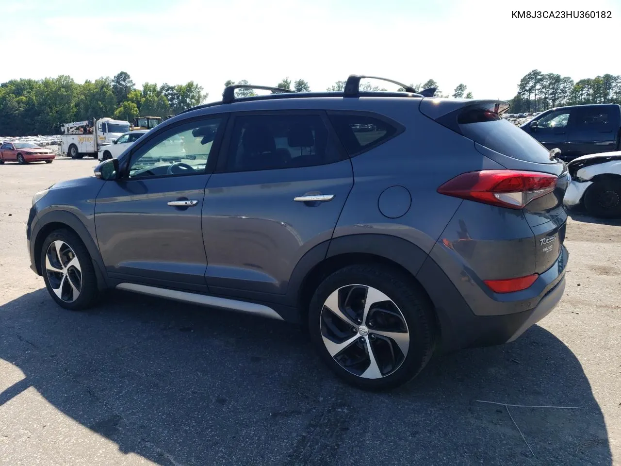 2017 Hyundai Tucson Limited VIN: KM8J3CA23HU360182 Lot: 61804484