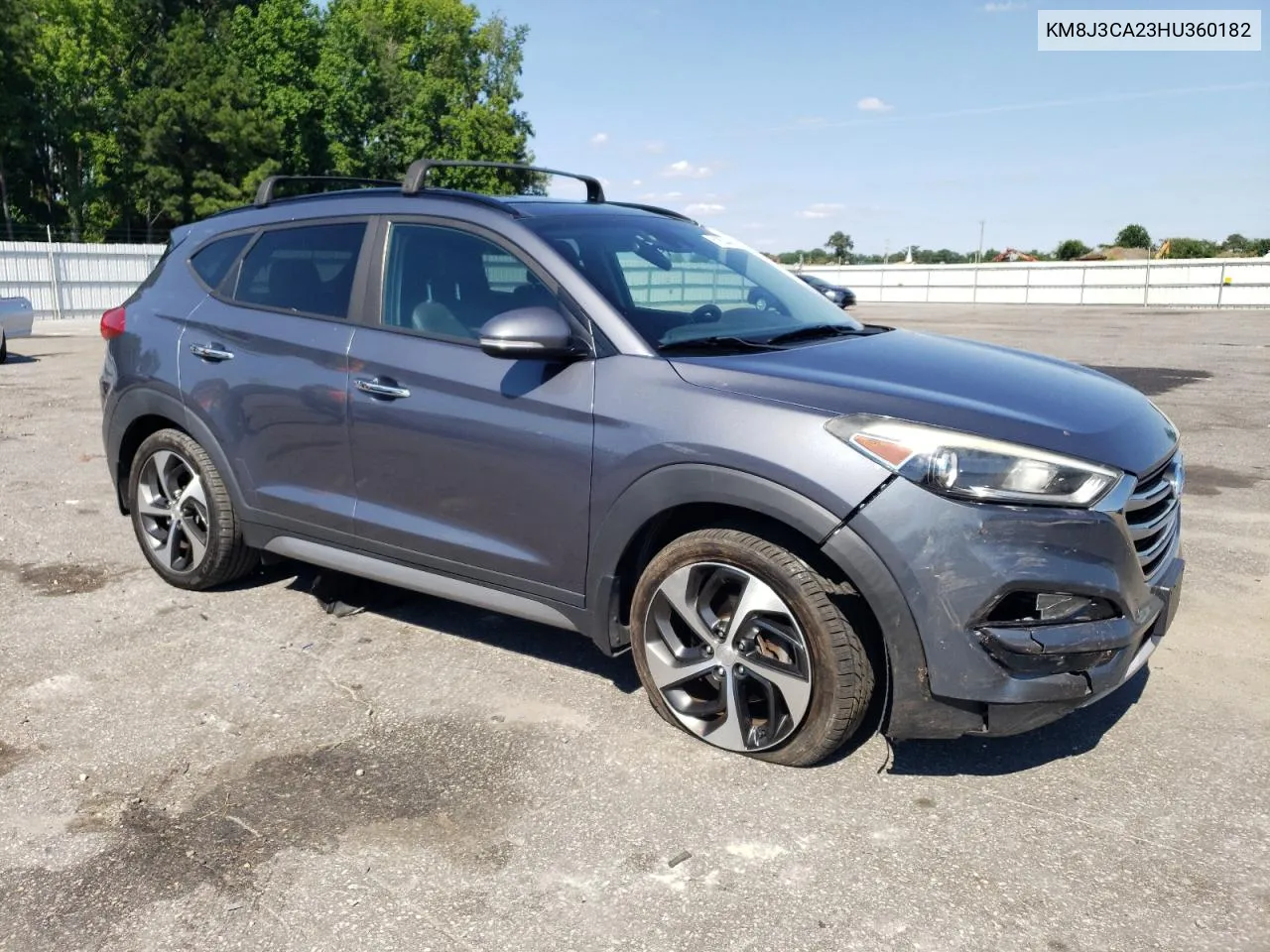 2017 Hyundai Tucson Limited VIN: KM8J3CA23HU360182 Lot: 61804484