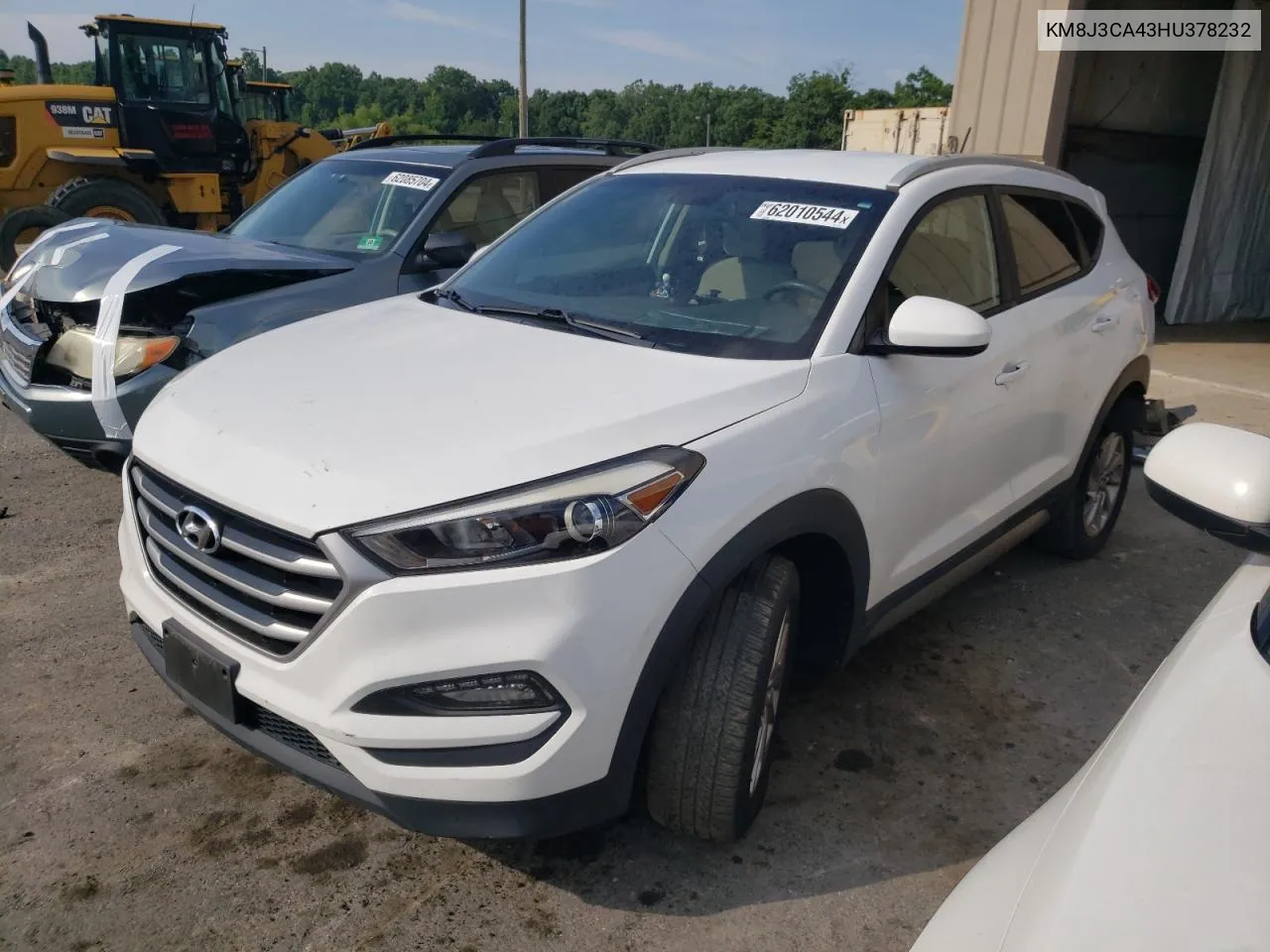 2017 Hyundai Tucson Limited VIN: KM8J3CA43HU378232 Lot: 62010544