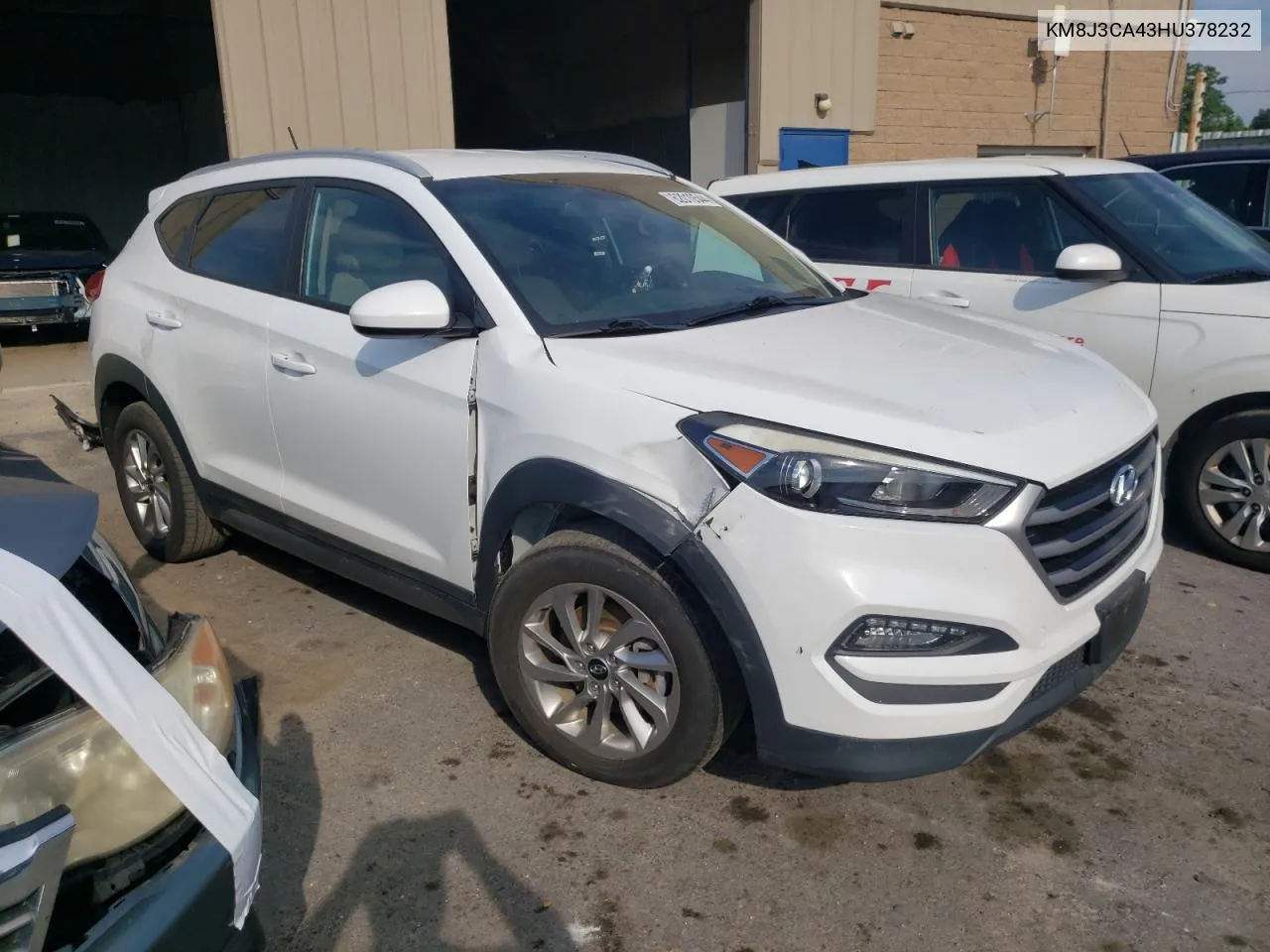 2017 Hyundai Tucson Limited VIN: KM8J3CA43HU378232 Lot: 62010544