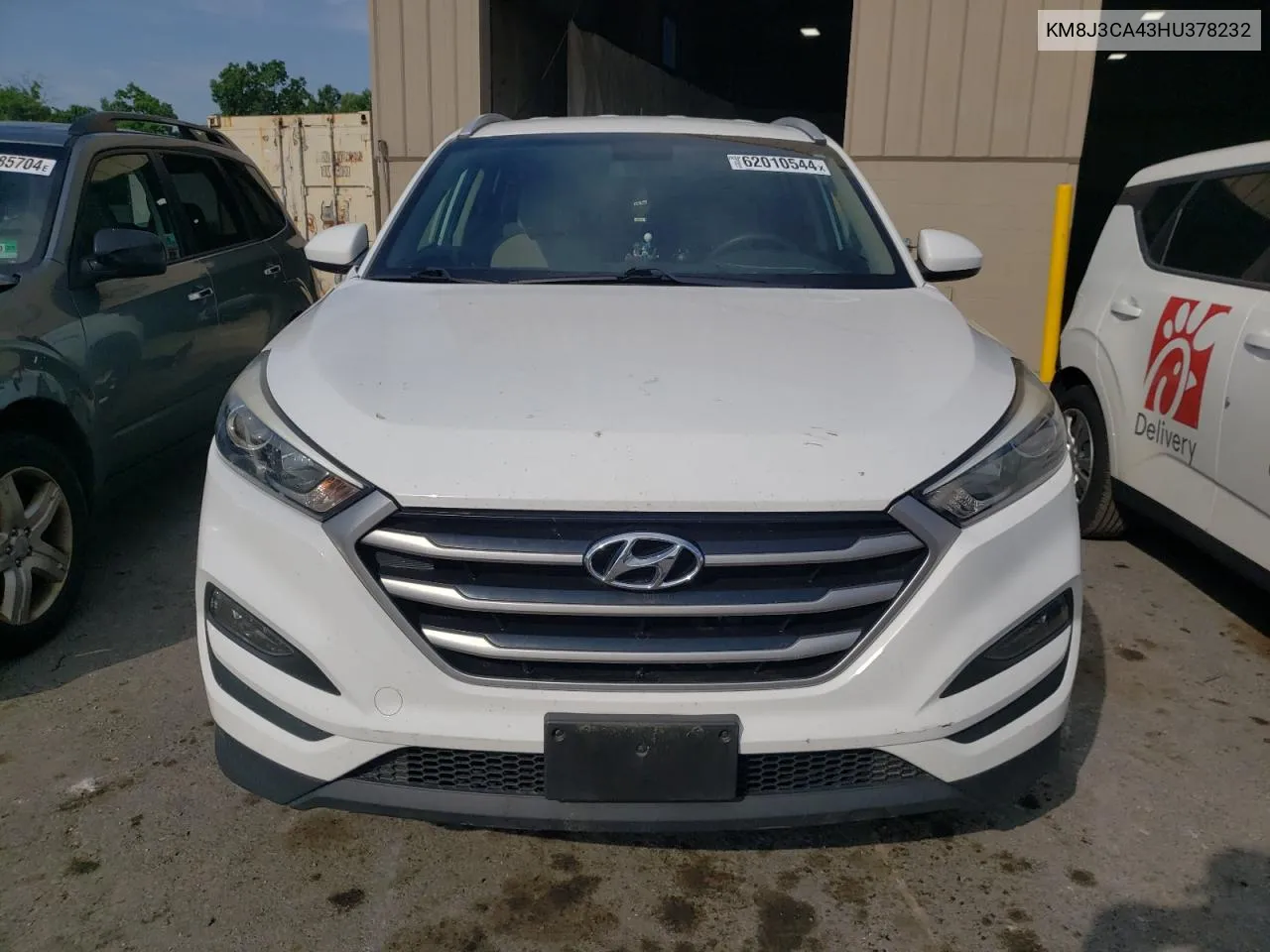 2017 Hyundai Tucson Limited VIN: KM8J3CA43HU378232 Lot: 62010544