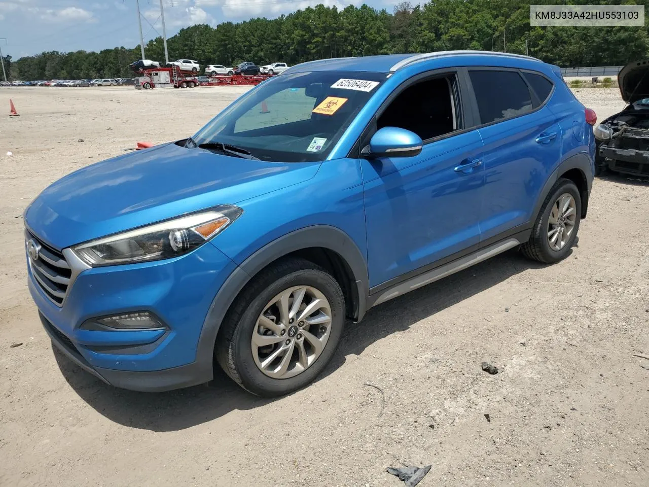 2017 Hyundai Tucson Limited VIN: KM8J33A42HU553103 Lot: 62506404