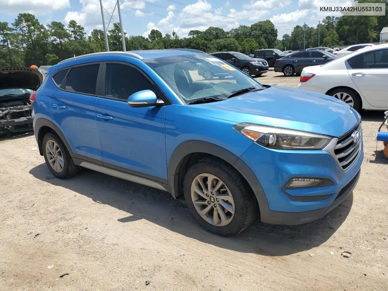 2017 Hyundai Tucson Limited VIN: KM8J33A42HU553103 Lot: 62506404