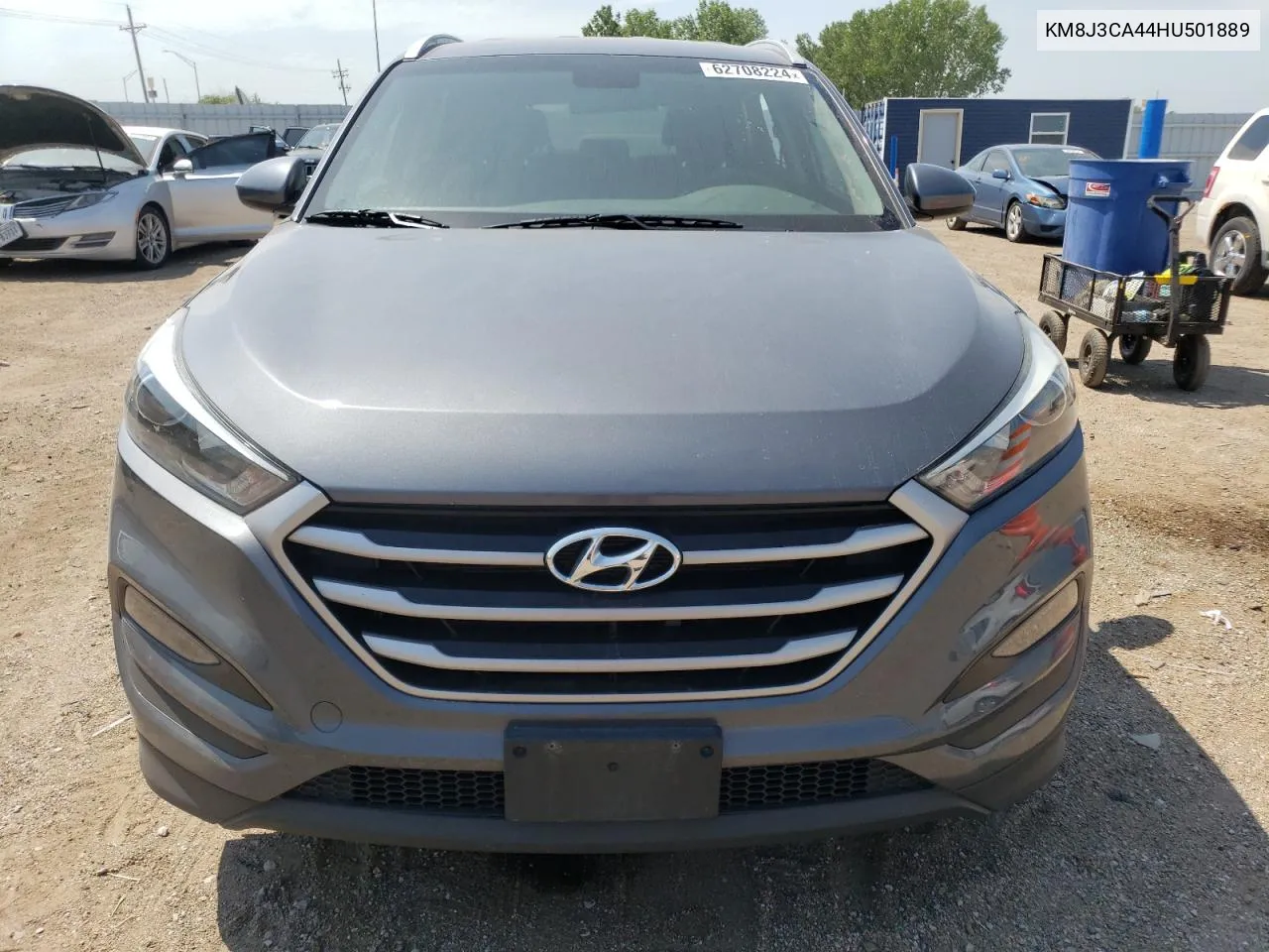 2017 Hyundai Tucson Limited VIN: KM8J3CA44HU501889 Lot: 62708224