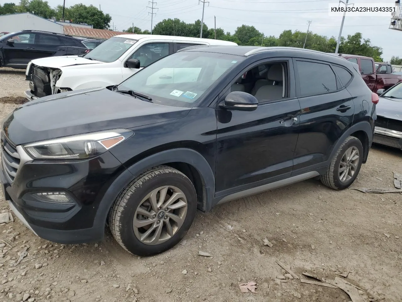 2017 Hyundai Tucson Limited VIN: KM8J3CA23HU343351 Lot: 63059934