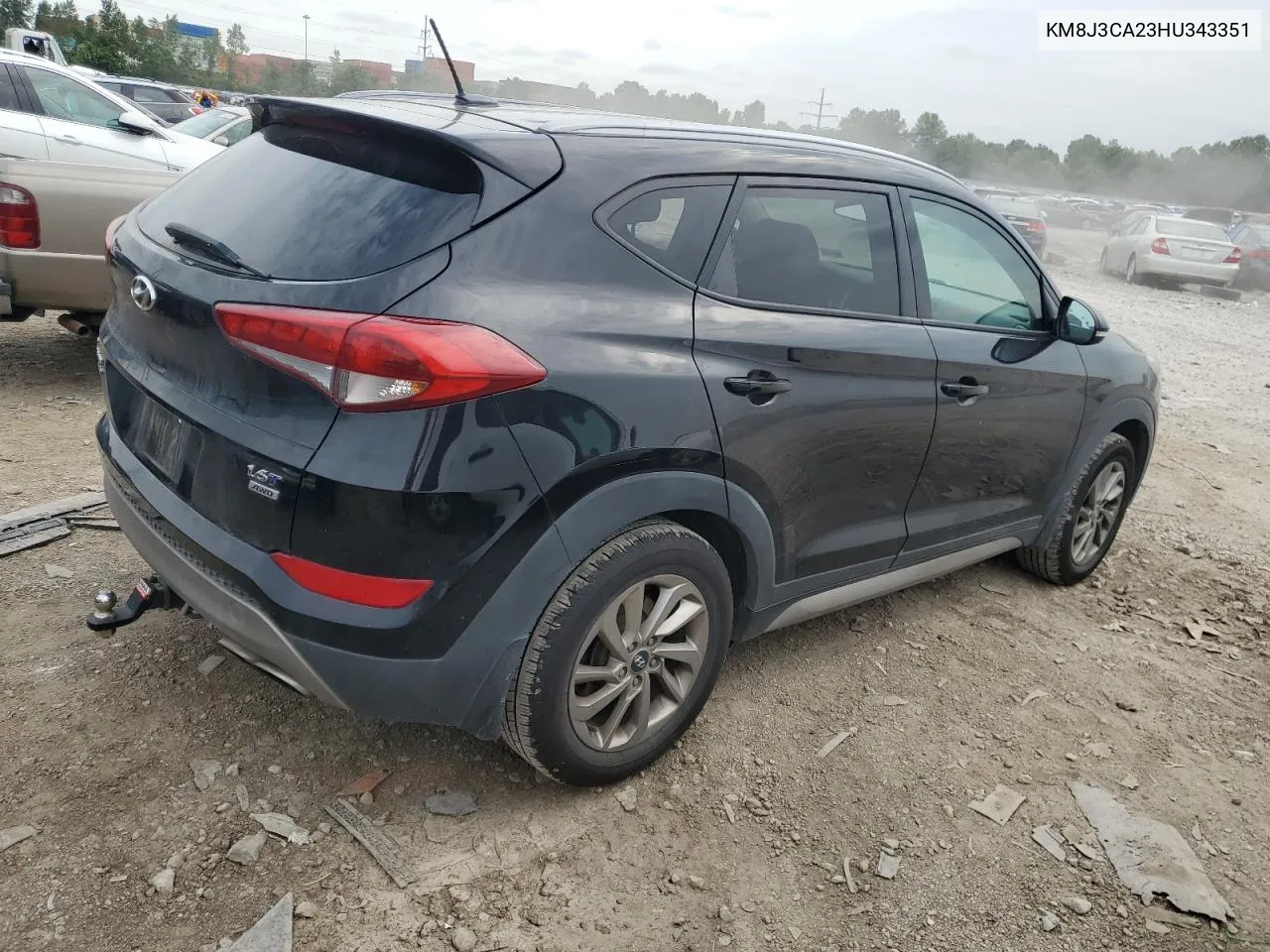 2017 Hyundai Tucson Limited VIN: KM8J3CA23HU343351 Lot: 63059934