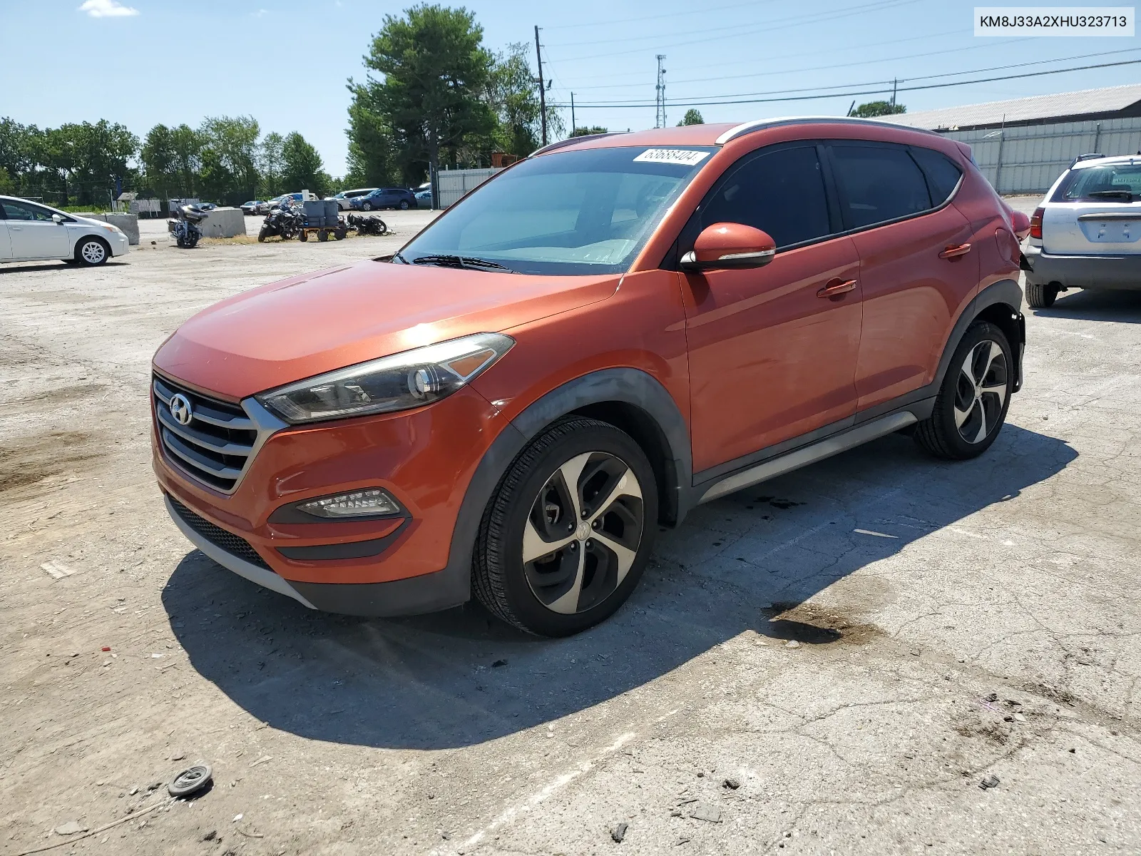 2017 Hyundai Tucson Limited VIN: KM8J33A2XHU323713 Lot: 63688404