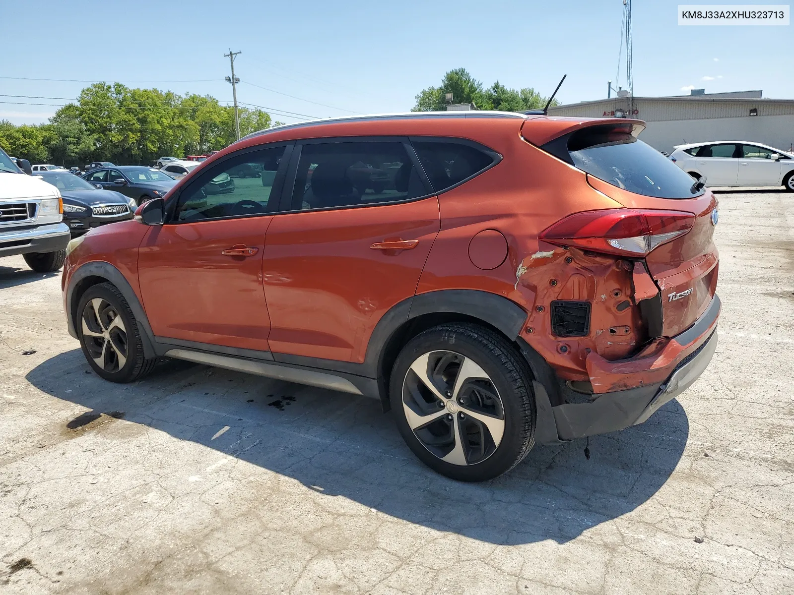 2017 Hyundai Tucson Limited VIN: KM8J33A2XHU323713 Lot: 63688404