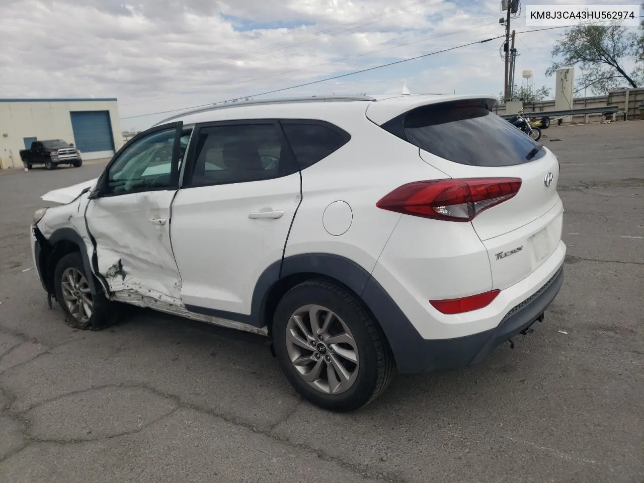 2017 Hyundai Tucson Limited VIN: KM8J3CA43HU562974 Lot: 63832884