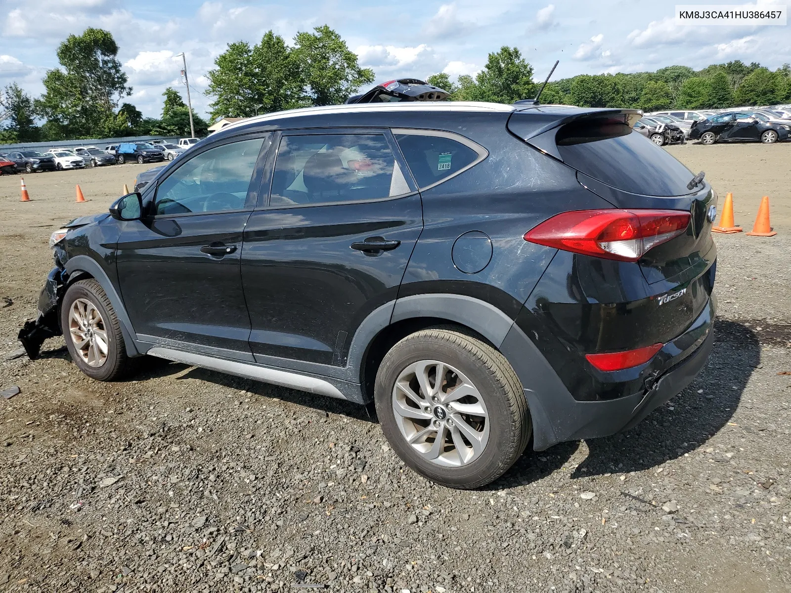 2017 Hyundai Tucson Limited VIN: KM8J3CA41HU386457 Lot: 64030934