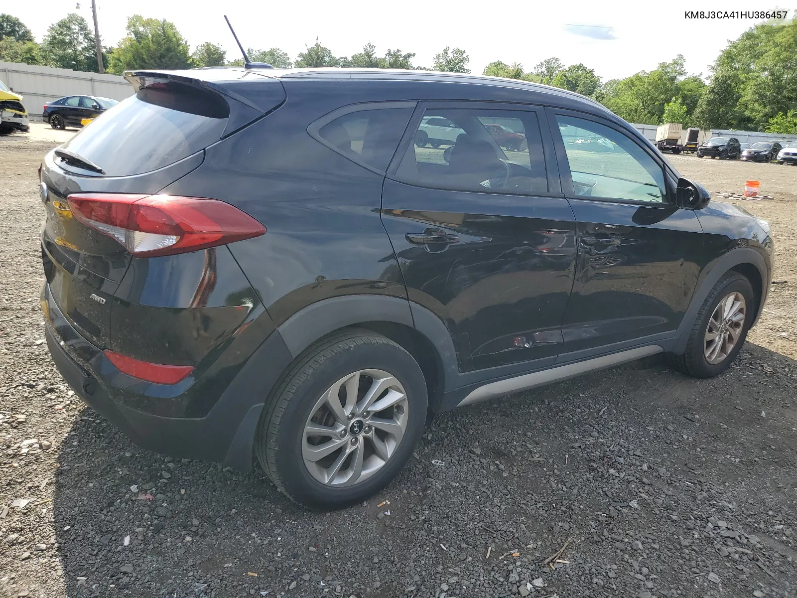 2017 Hyundai Tucson Limited VIN: KM8J3CA41HU386457 Lot: 64030934