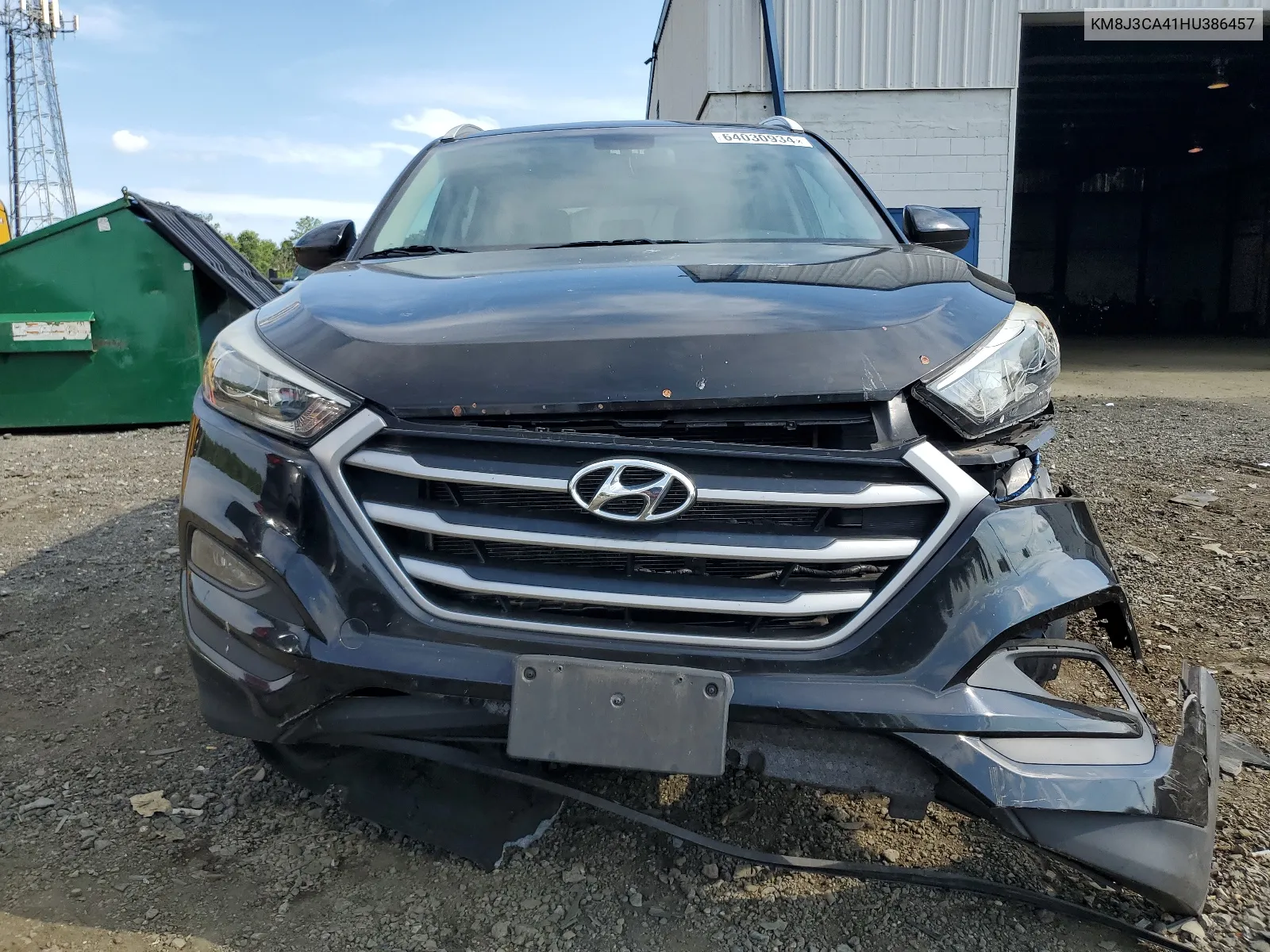 2017 Hyundai Tucson Limited VIN: KM8J3CA41HU386457 Lot: 64030934