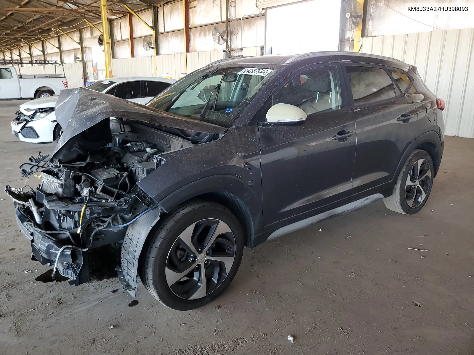 2017 Hyundai Tucson Limited VIN: KM8J33A27HU398093 Lot: 64267644