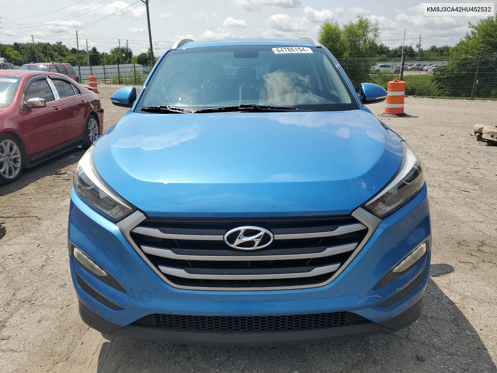 2017 Hyundai Tucson Limited VIN: KM8J3CA42HU452532 Lot: 64786134