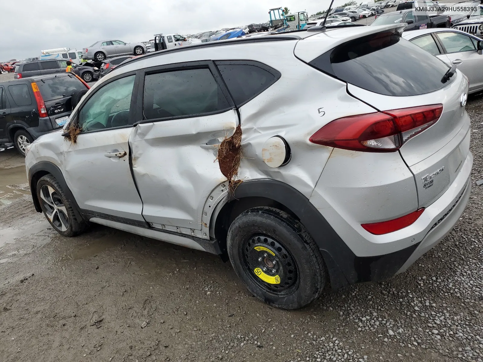 2017 Hyundai Tucson Limited VIN: KM8J33A29HU558393 Lot: 65328194