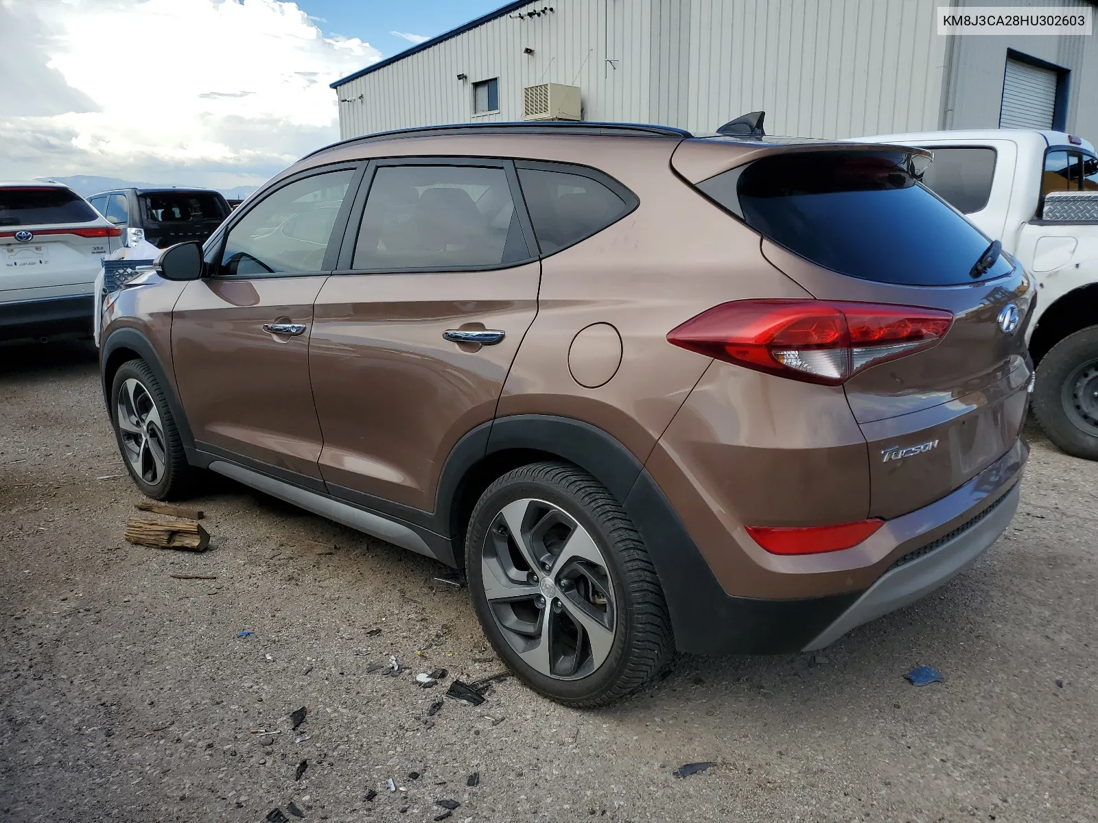 2017 Hyundai Tucson Limited VIN: KM8J3CA28HU302603 Lot: 65381894