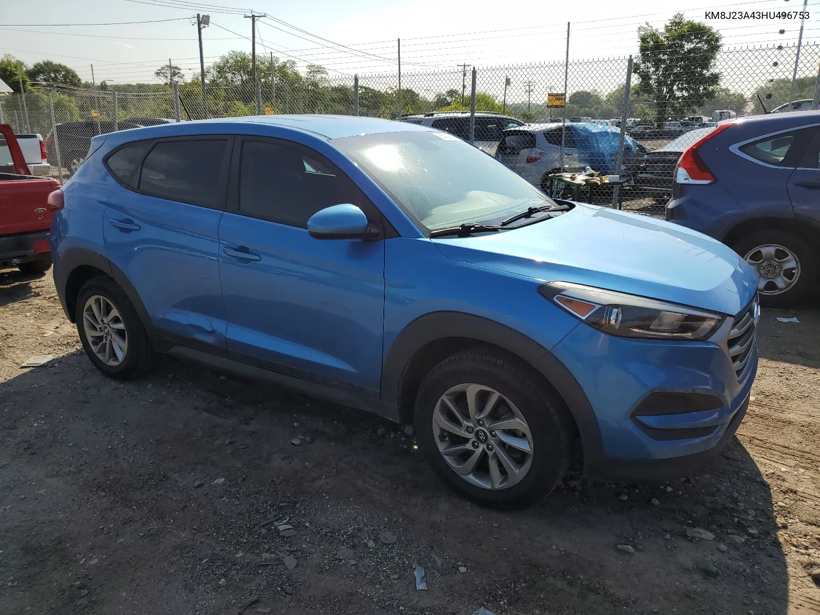 2017 Hyundai Tucson Se VIN: KM8J23A43HU496753 Lot: 65439614