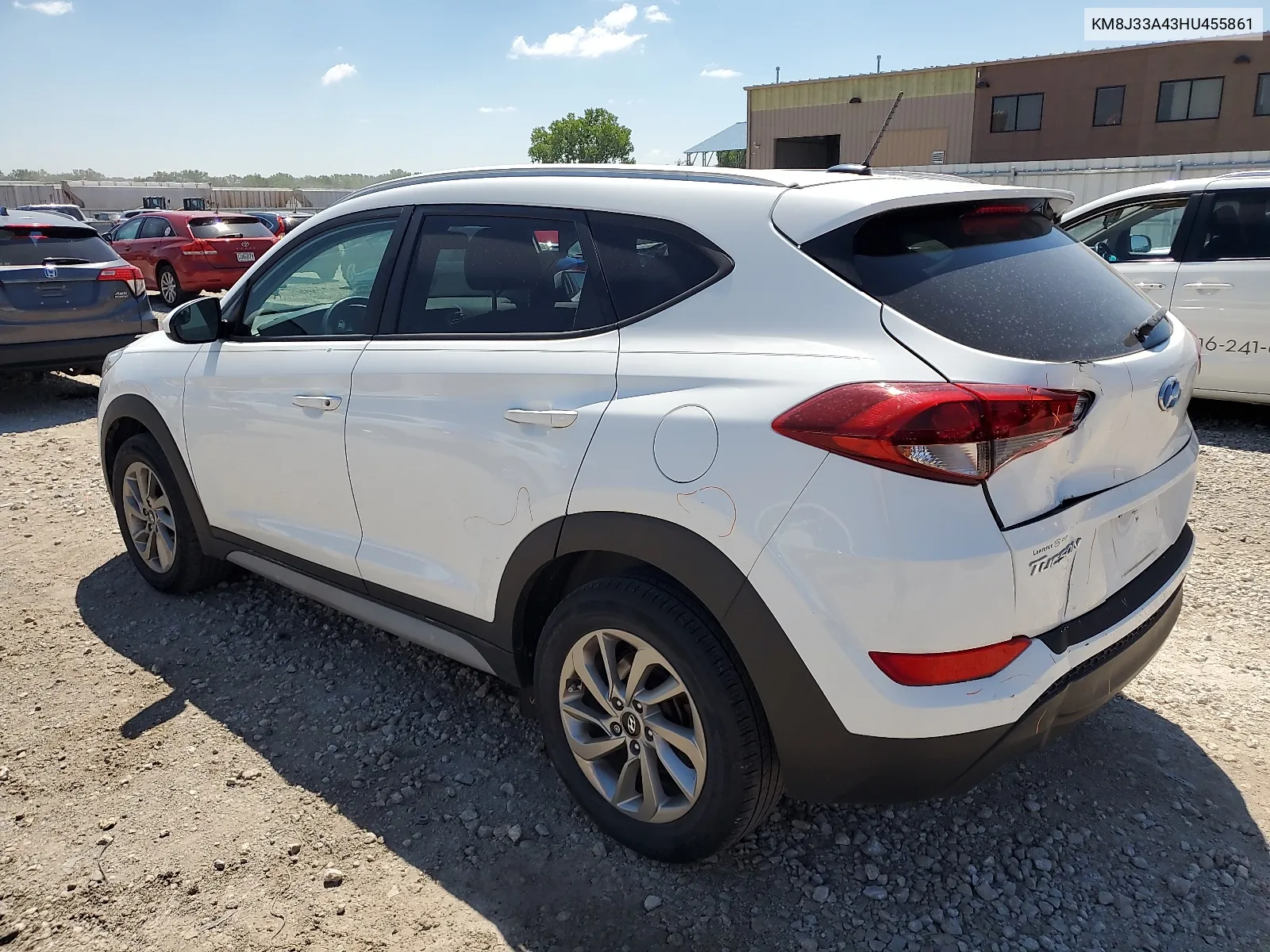 2017 Hyundai Tucson Limited VIN: KM8J33A43HU455861 Lot: 65645834