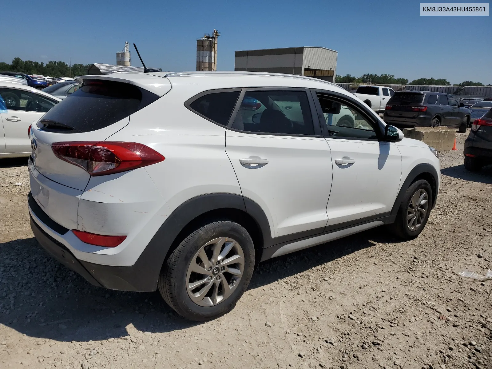 2017 Hyundai Tucson Limited VIN: KM8J33A43HU455861 Lot: 65645834