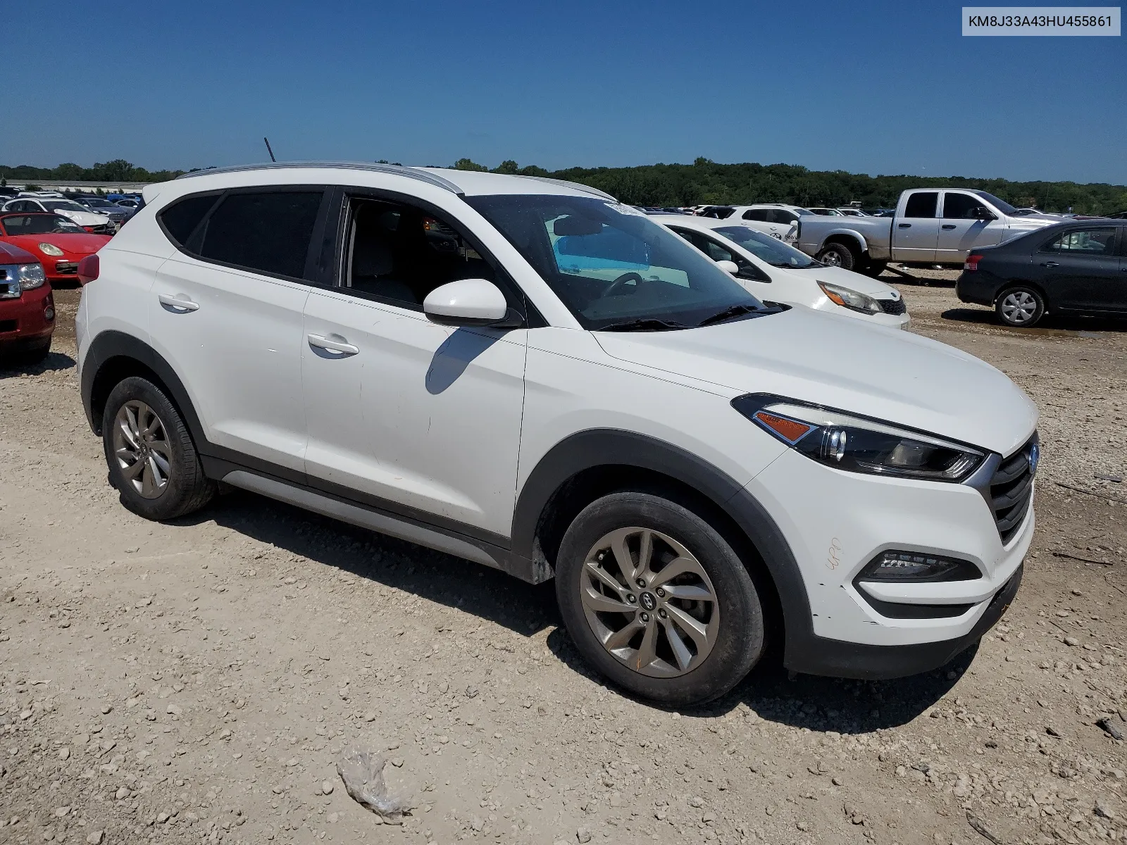 2017 Hyundai Tucson Limited VIN: KM8J33A43HU455861 Lot: 65645834