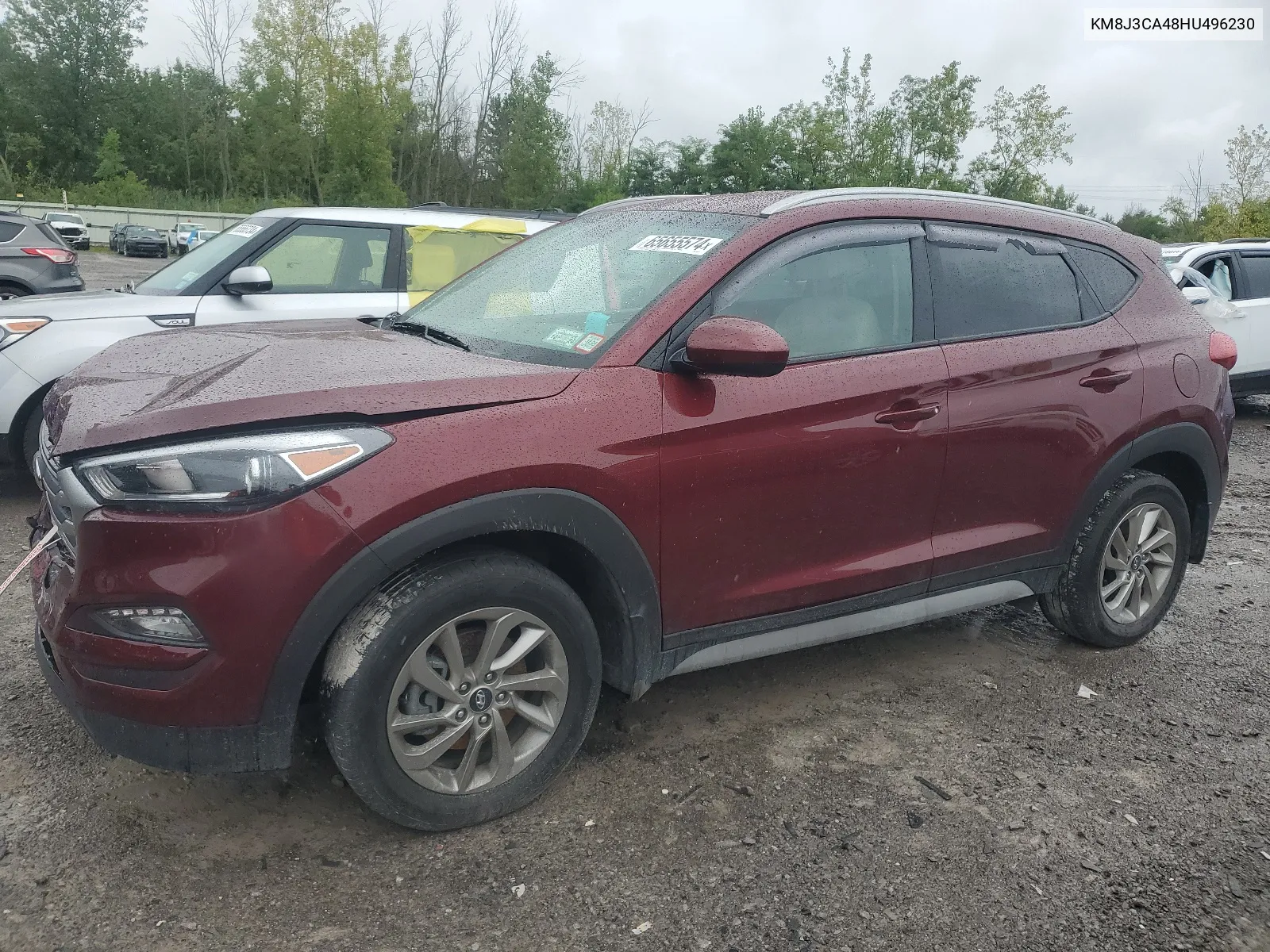 2017 Hyundai Tucson Limited VIN: KM8J3CA48HU496230 Lot: 65655574