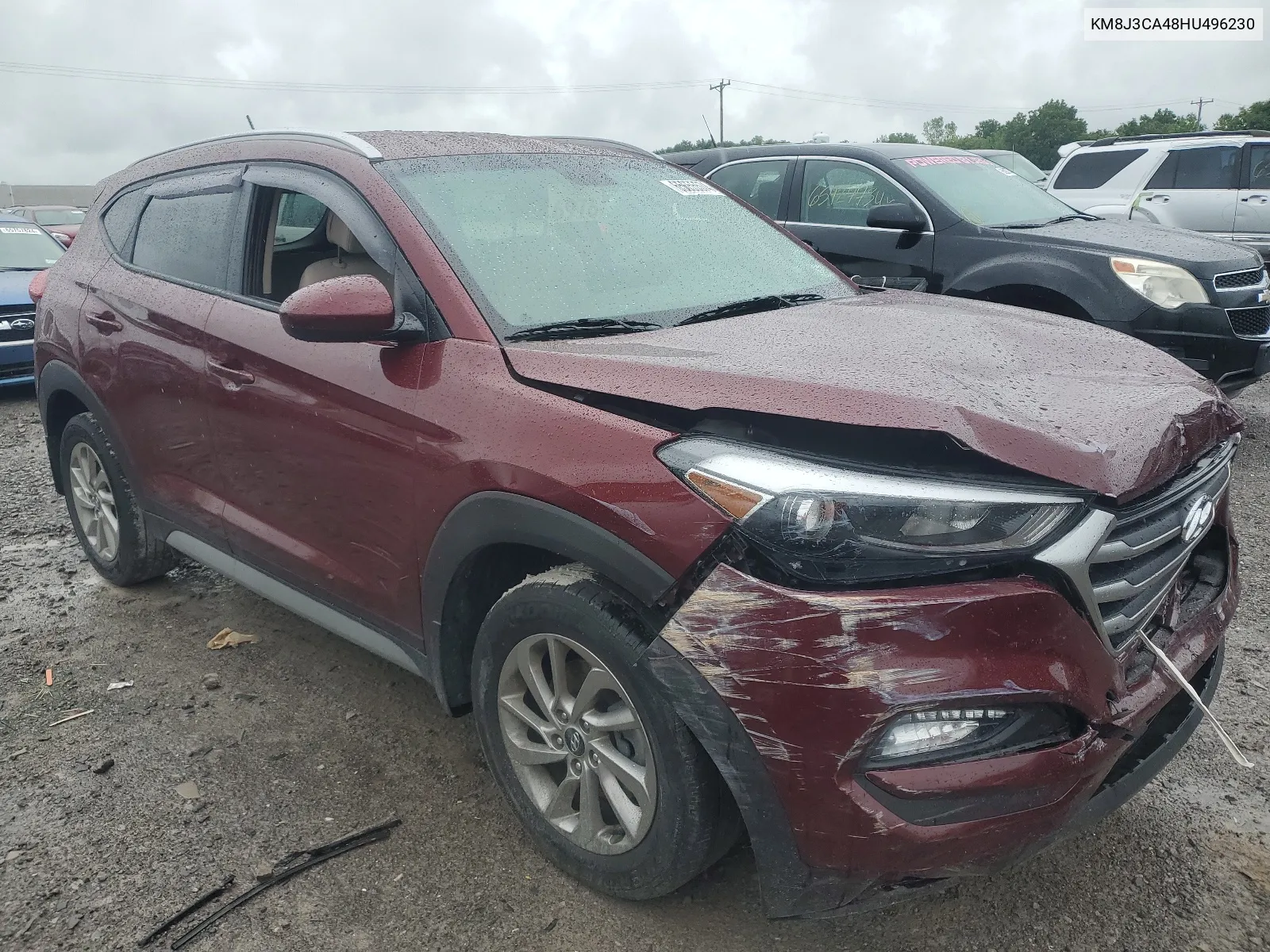 2017 Hyundai Tucson Limited VIN: KM8J3CA48HU496230 Lot: 65655574