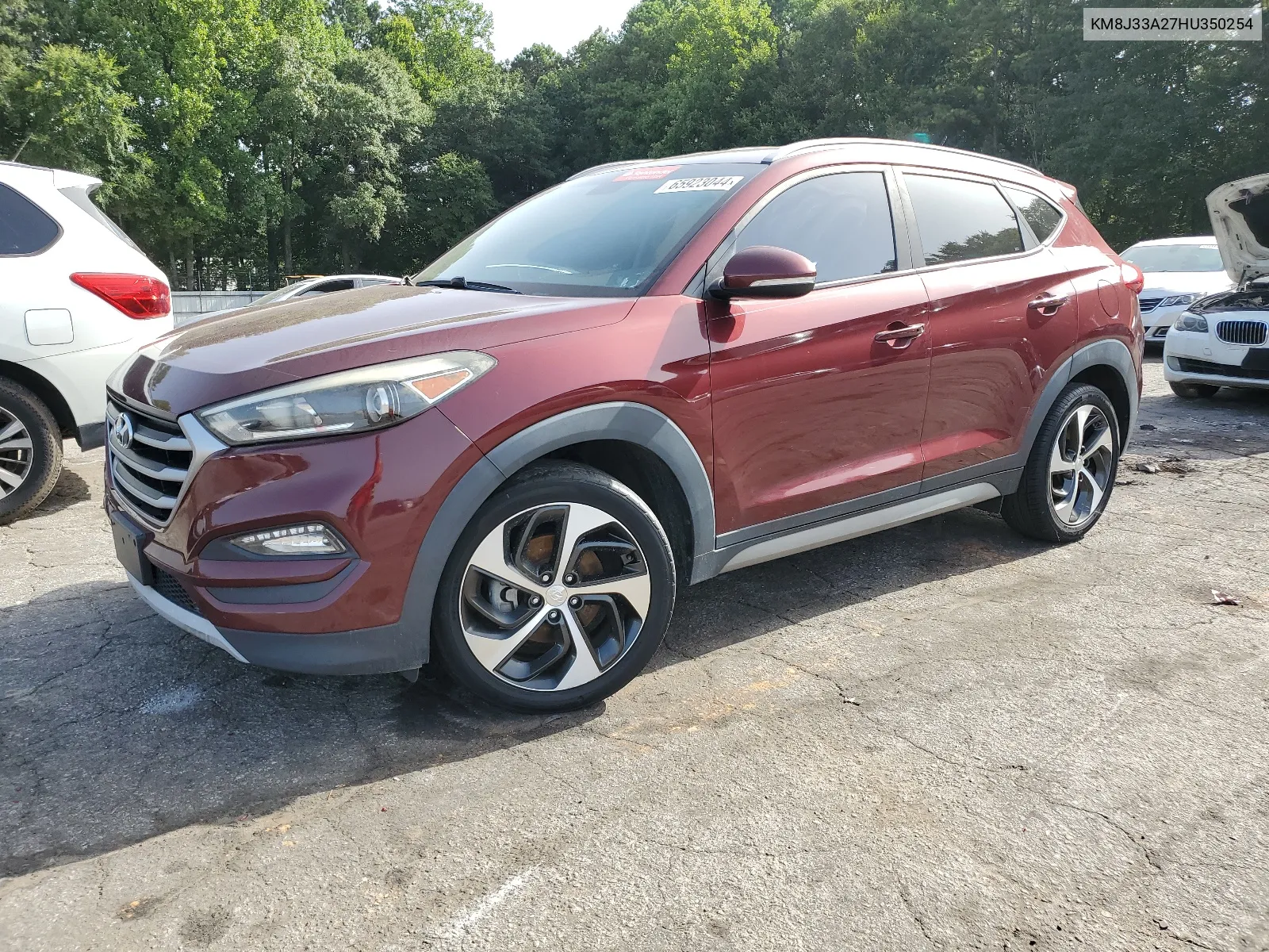 2017 Hyundai Tucson Limited VIN: KM8J33A27HU350254 Lot: 65923044