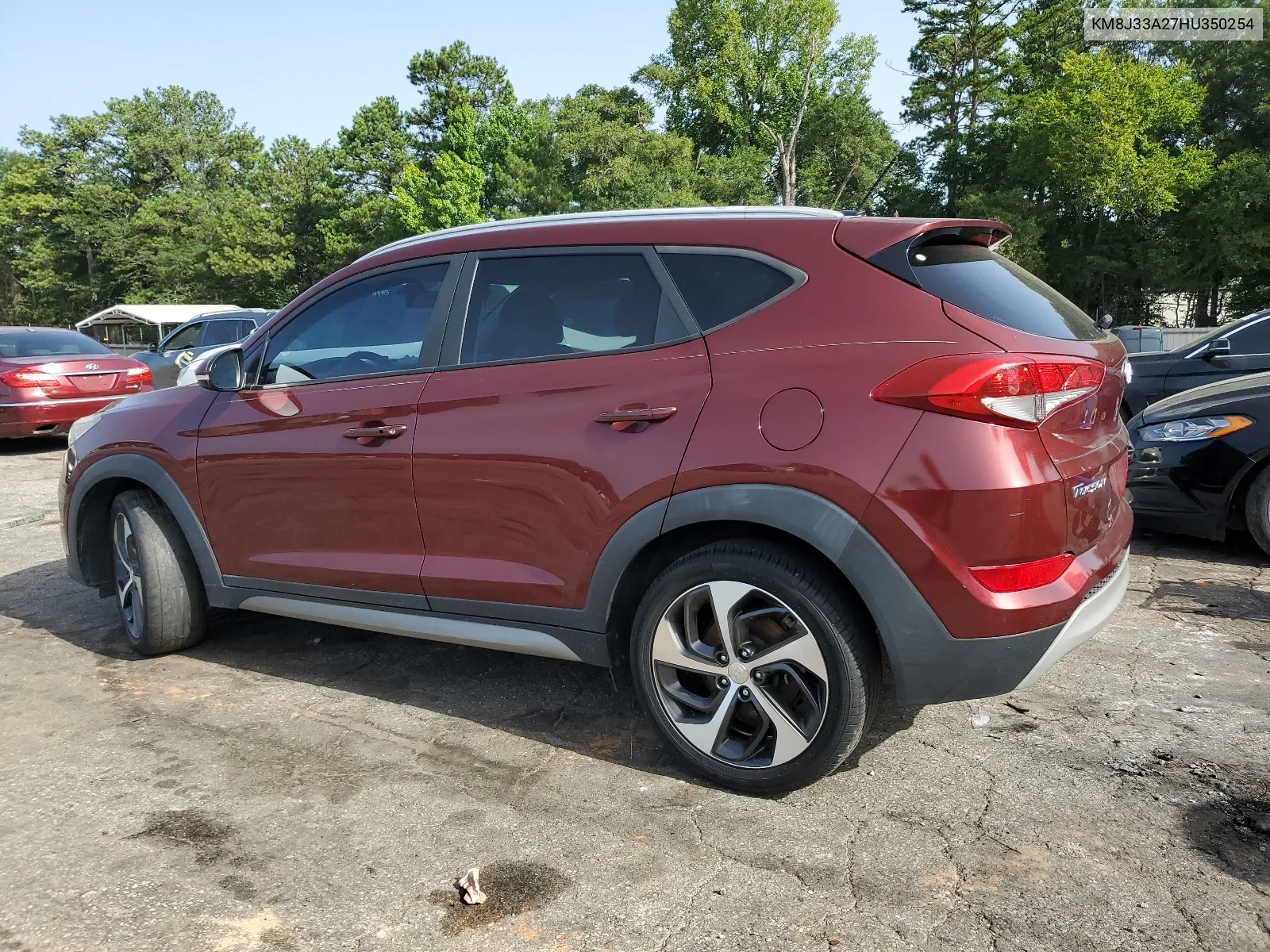 2017 Hyundai Tucson Limited VIN: KM8J33A27HU350254 Lot: 65923044