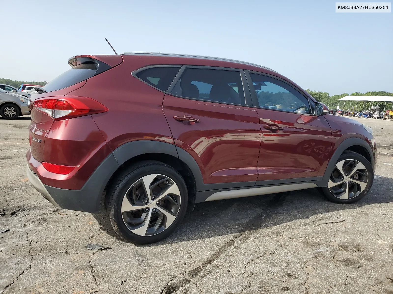 2017 Hyundai Tucson Limited VIN: KM8J33A27HU350254 Lot: 65923044